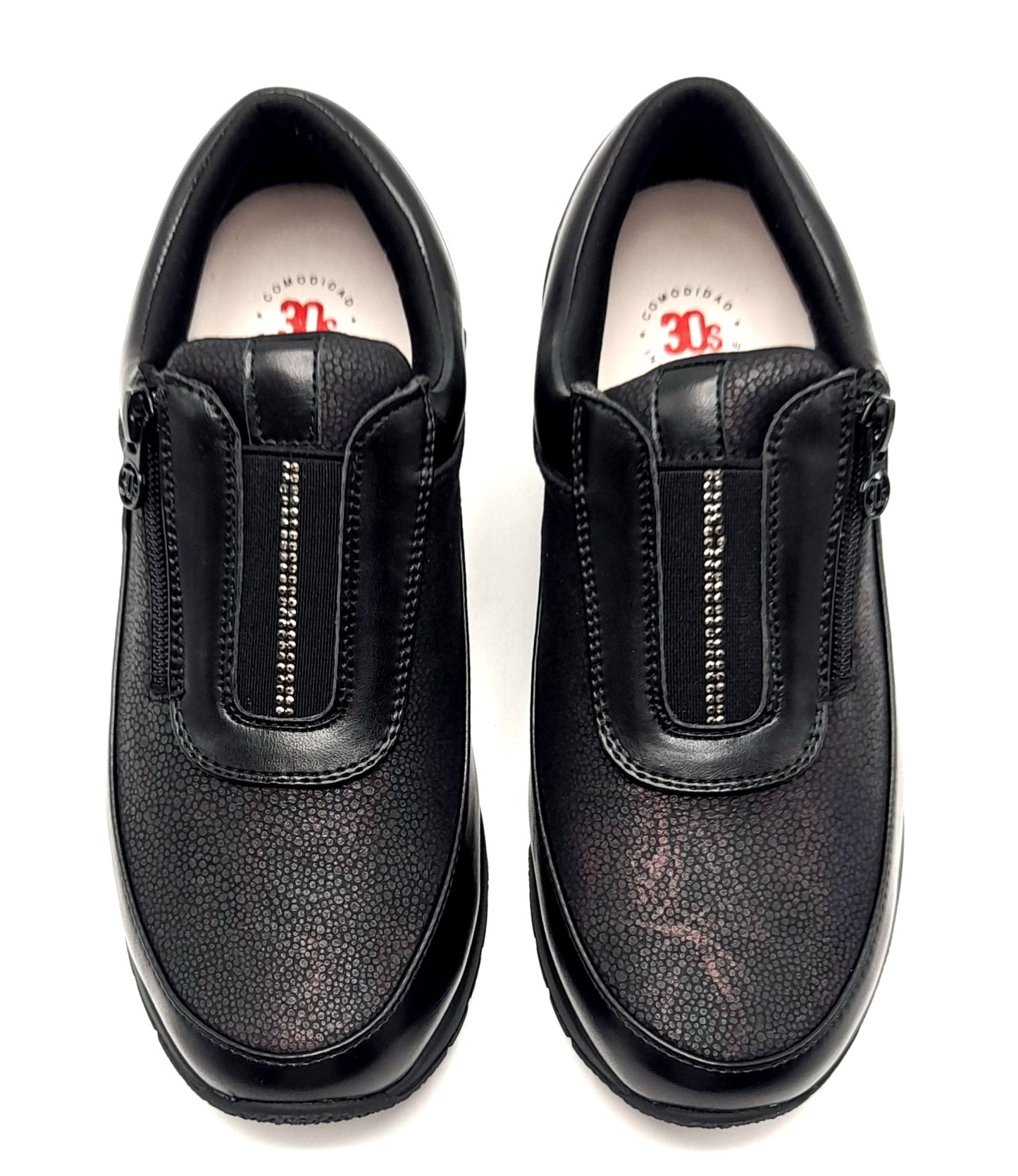 Zapato Deportivo Mujer TREINTAS L:4455 NEGRO