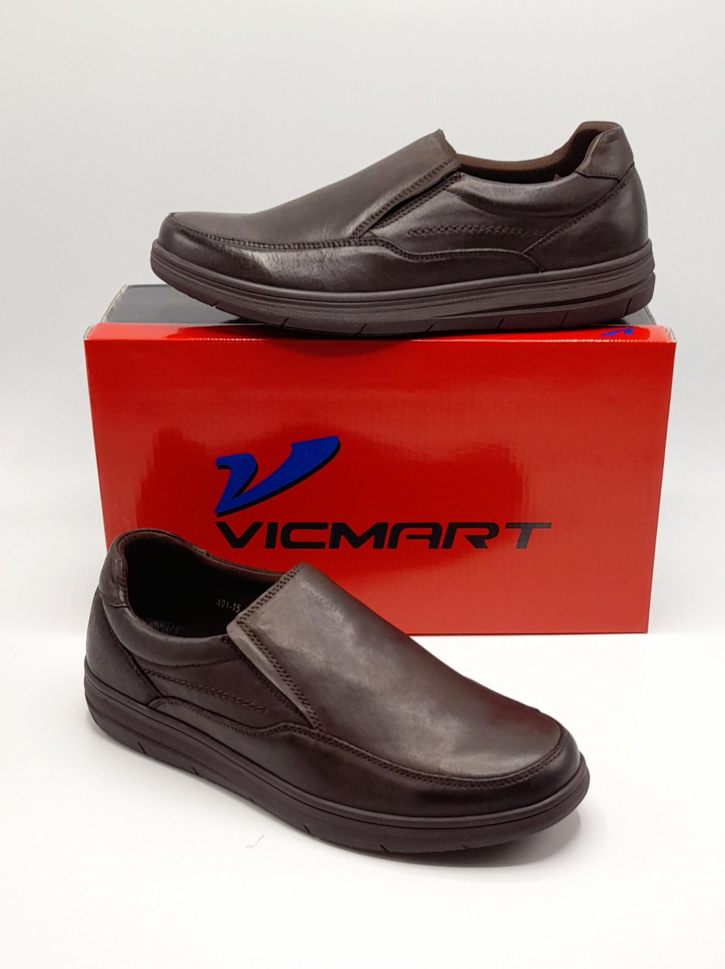 Zapatos de hombre VICMART 401 Marrón