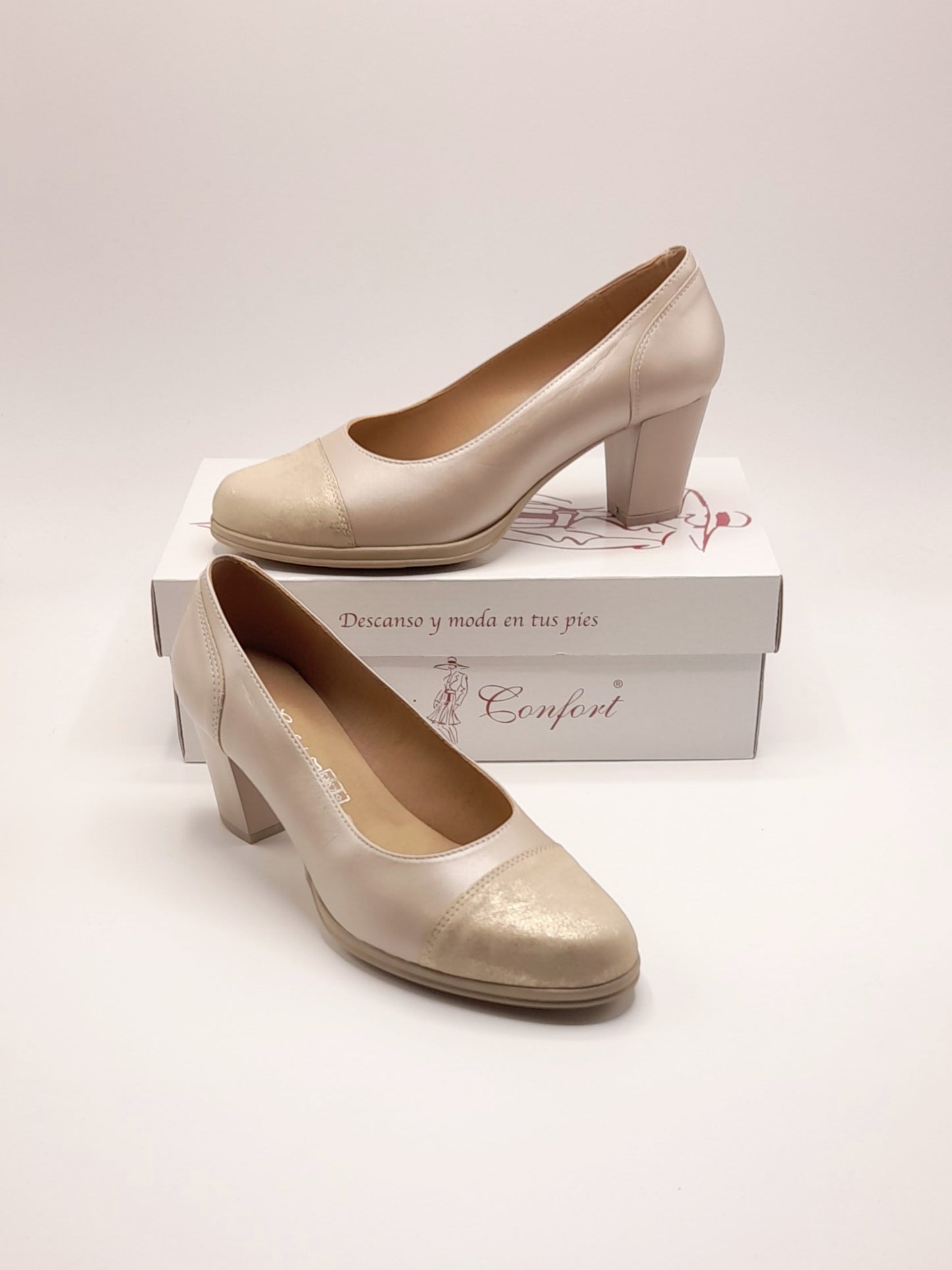 Tacones Maxi Confort 107 Dorado