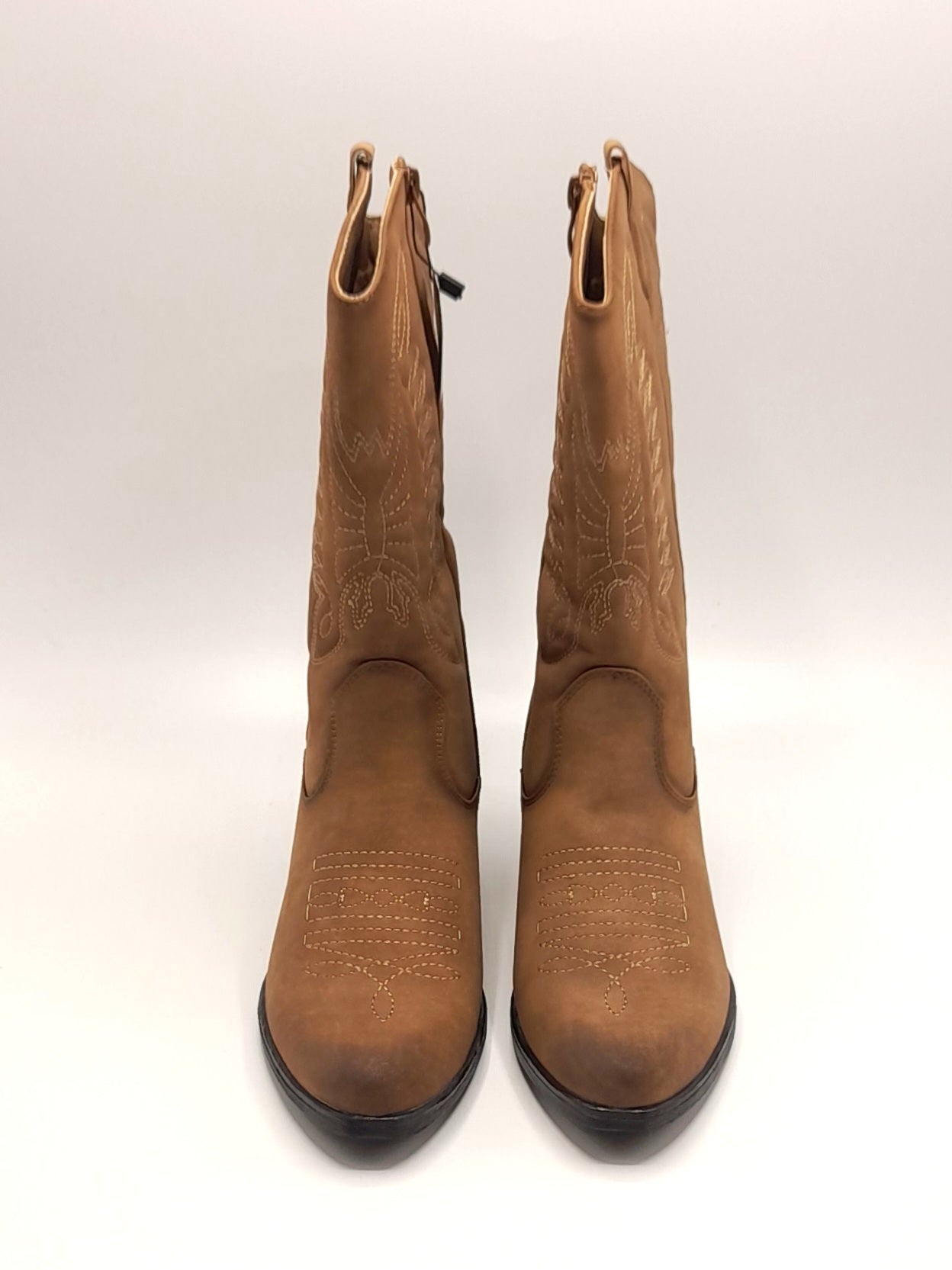 Botas Cowboy Nobuck B&W MI229020 Tan