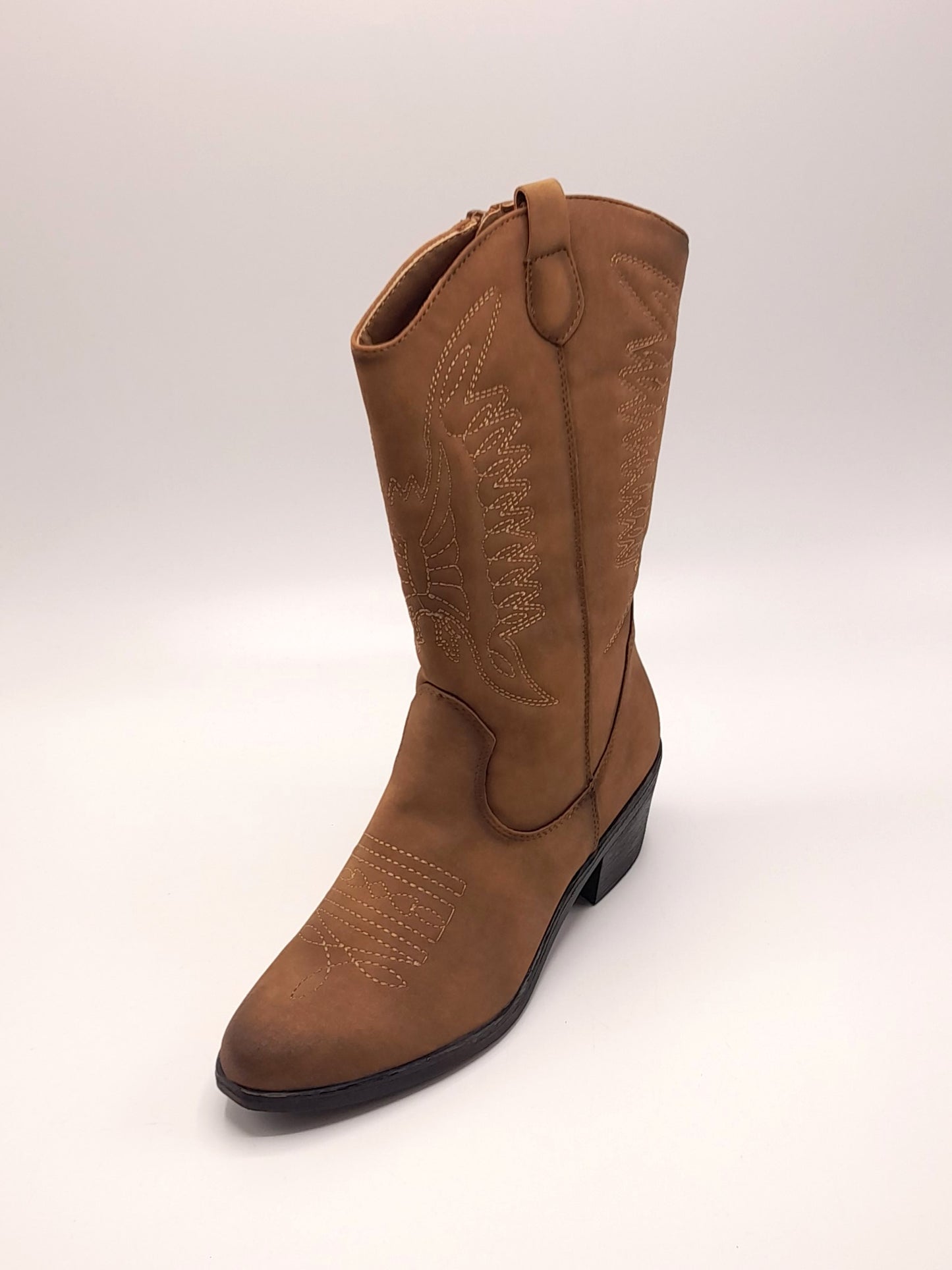 Botas Cowboy Nobuck B&W MI229020 Tan