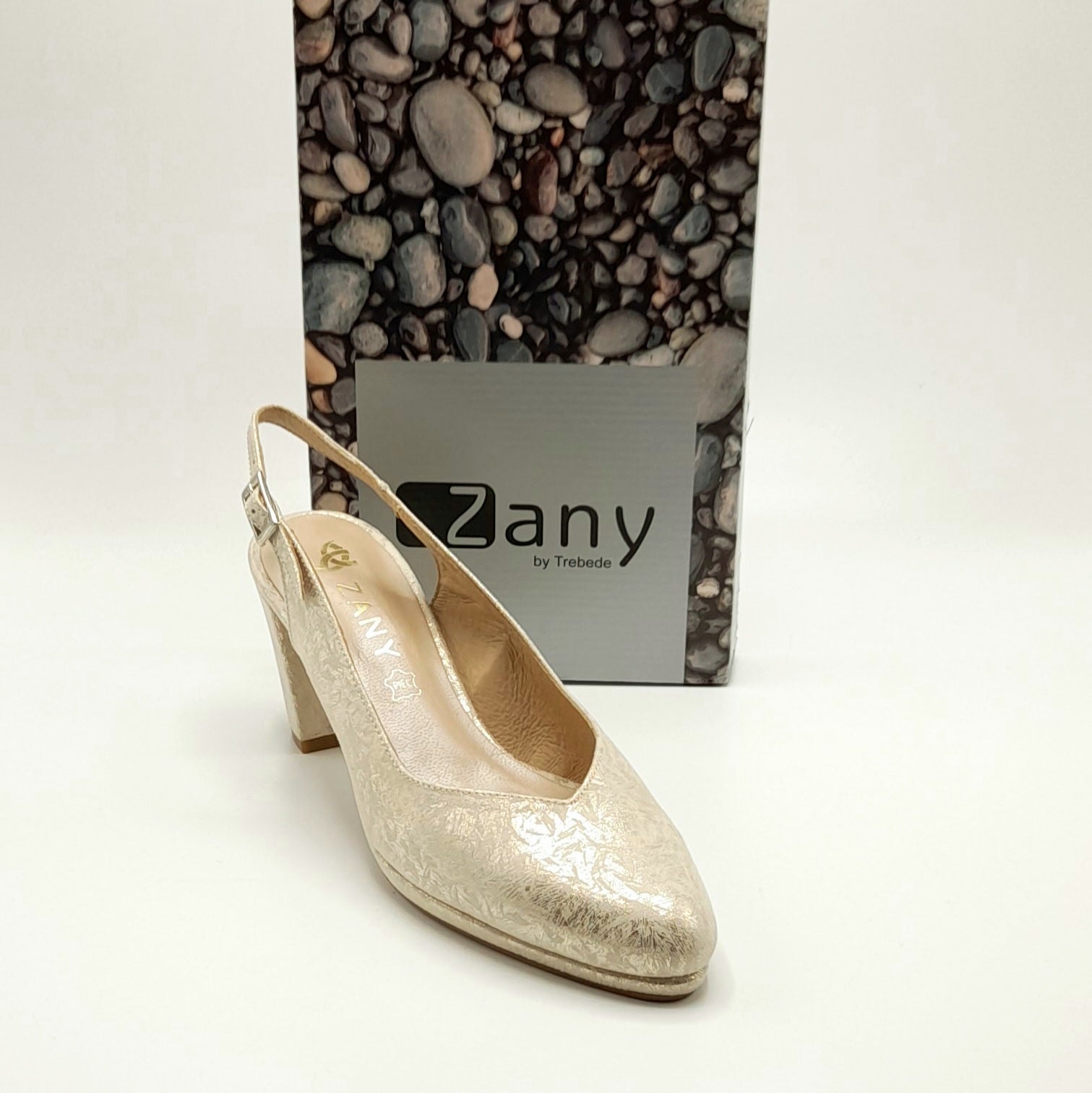 Zany Zapatos De Tacon Ancho Especial Zapatos Sandalias Especiales