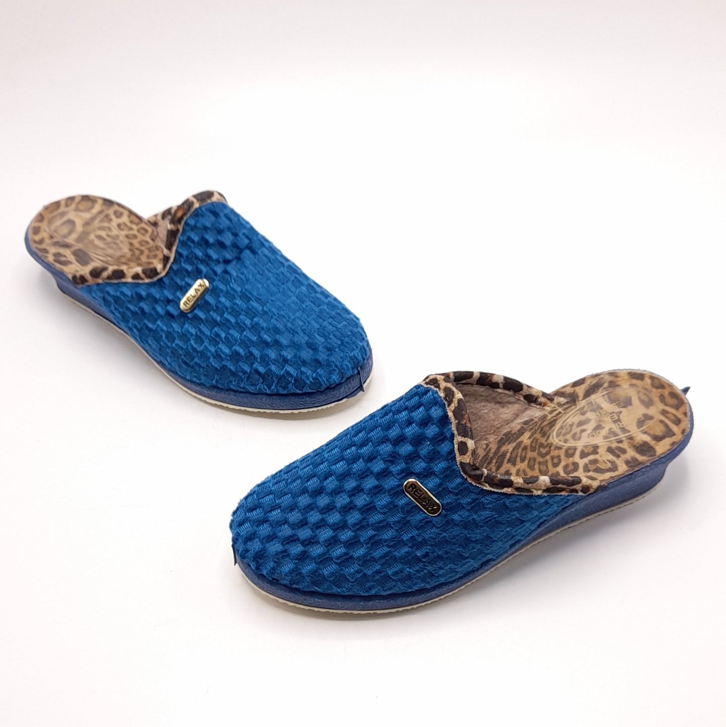 Zapatillas casa mujer CUMBRES 22205 Azulón