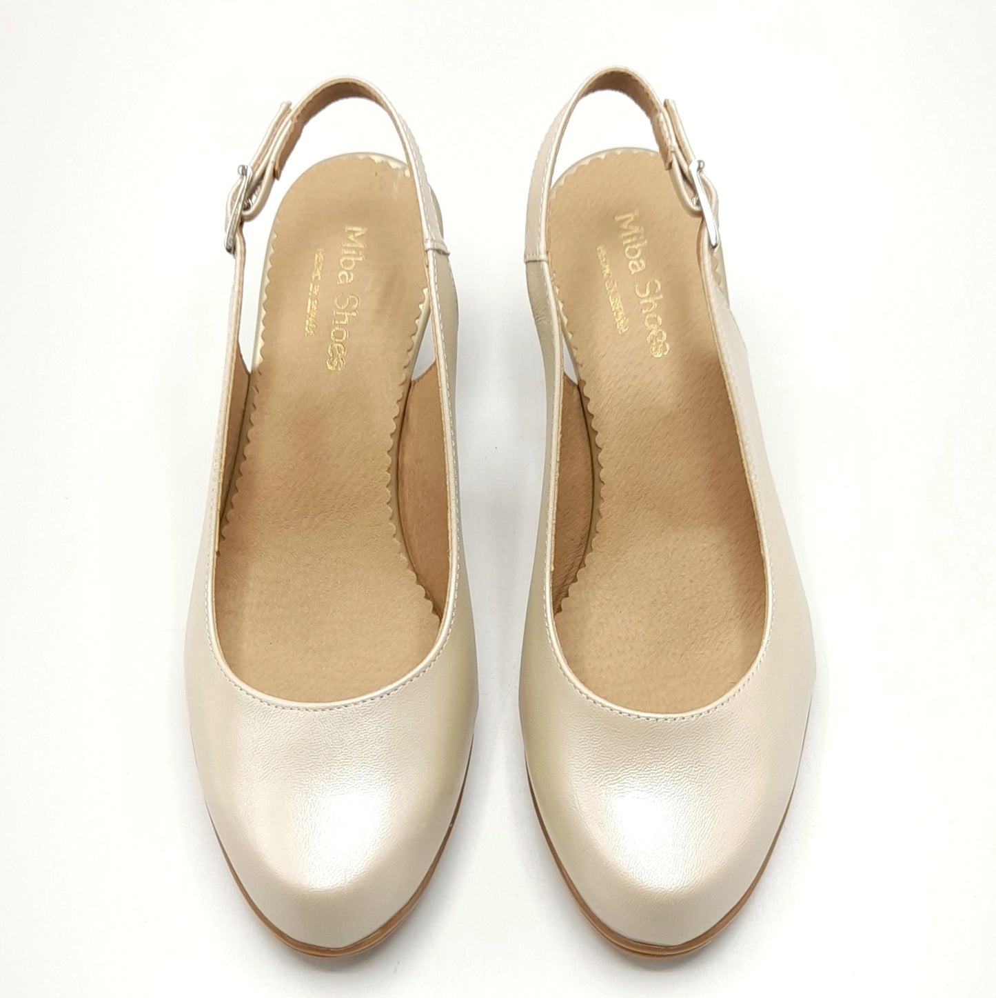 Zapato mujer Duendy 101 Beige Platino