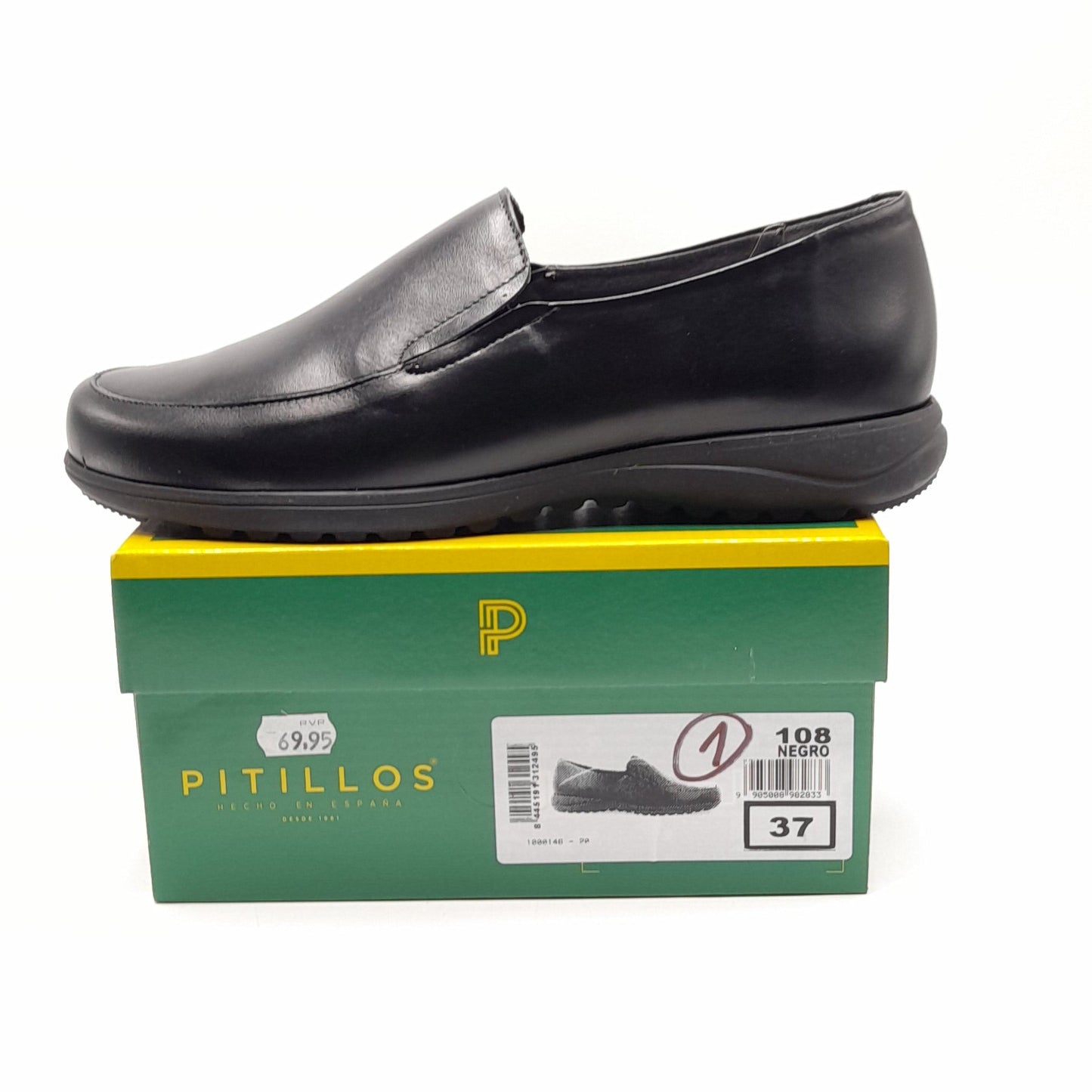 ZAPATO MUJER PITILLOS 108 NEGRO