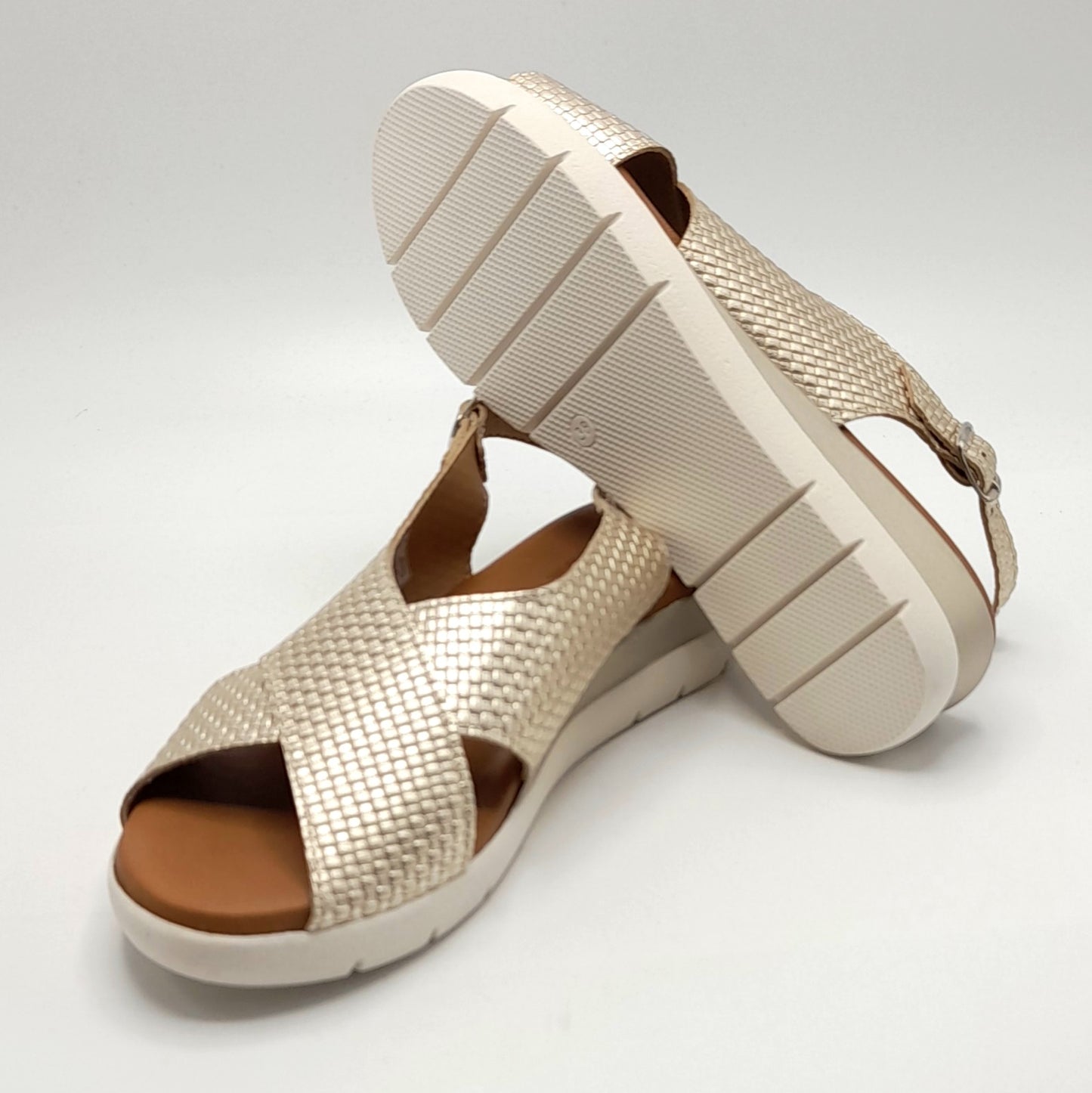 Sandalias mujer Fanny Valero 237 Oro