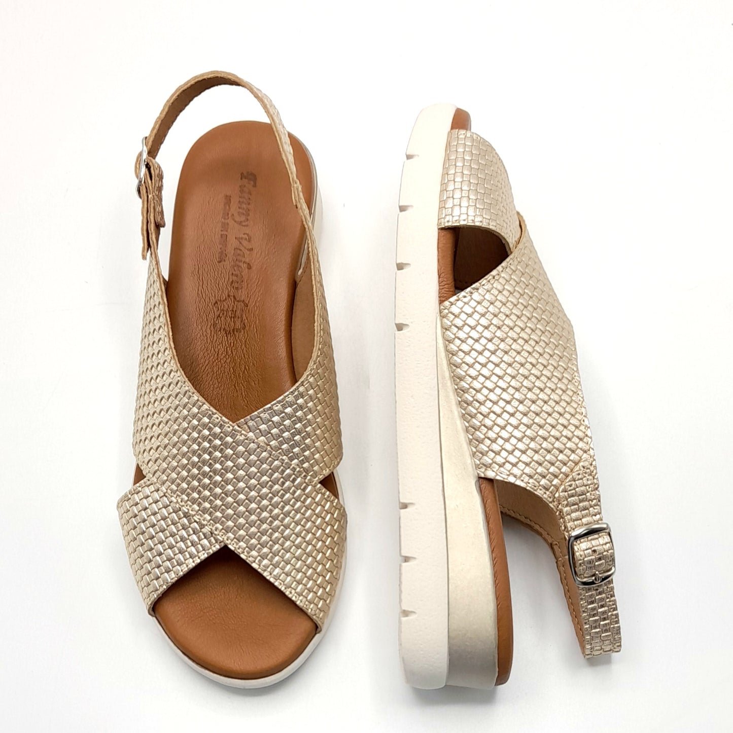 Sandalias mujer Fanny Valero 237 Oro