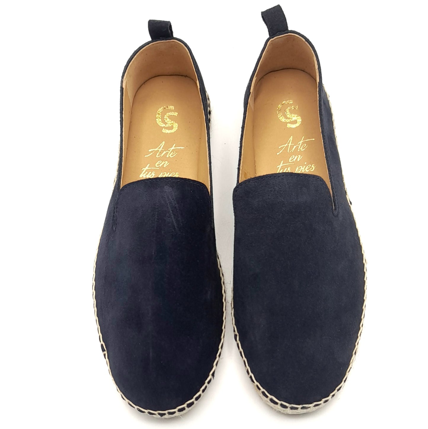 ALPARGATAS esparto piel Mocasín serraje hombre 575