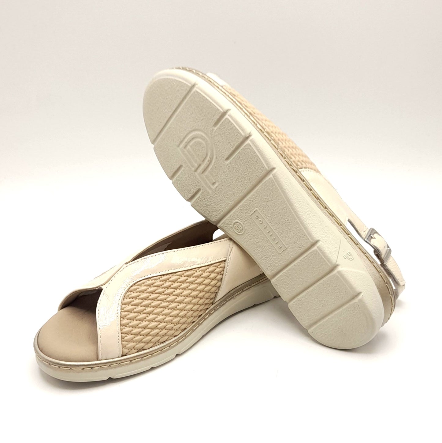 Sandalias mujer PITILLOS 11004 CREMA