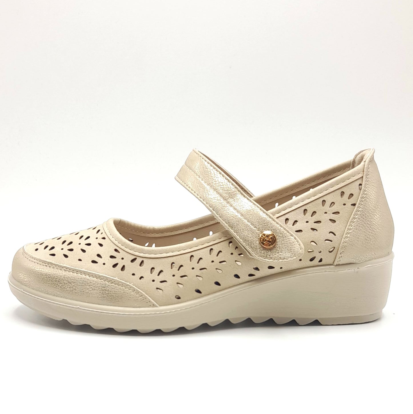 Merceditas Cuña AMARPIES ATL28336 BEIGE