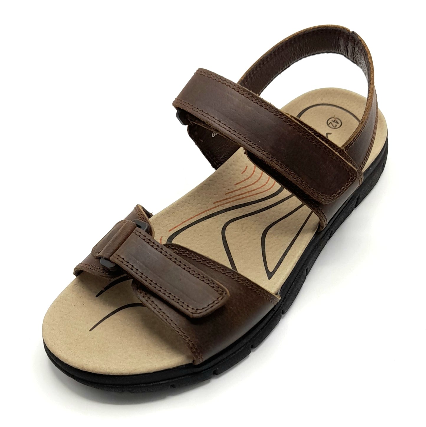 Sandalias hombre VICMART 834-15 Marrón