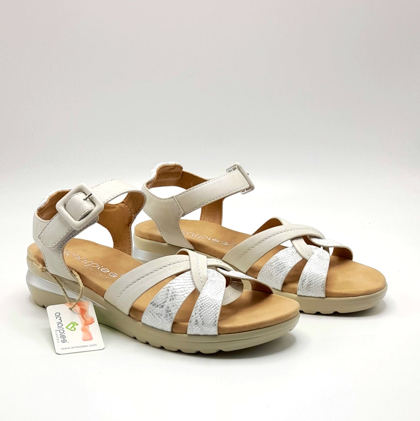 Sandalias mujer AMARPIES AKO28548 Hielo