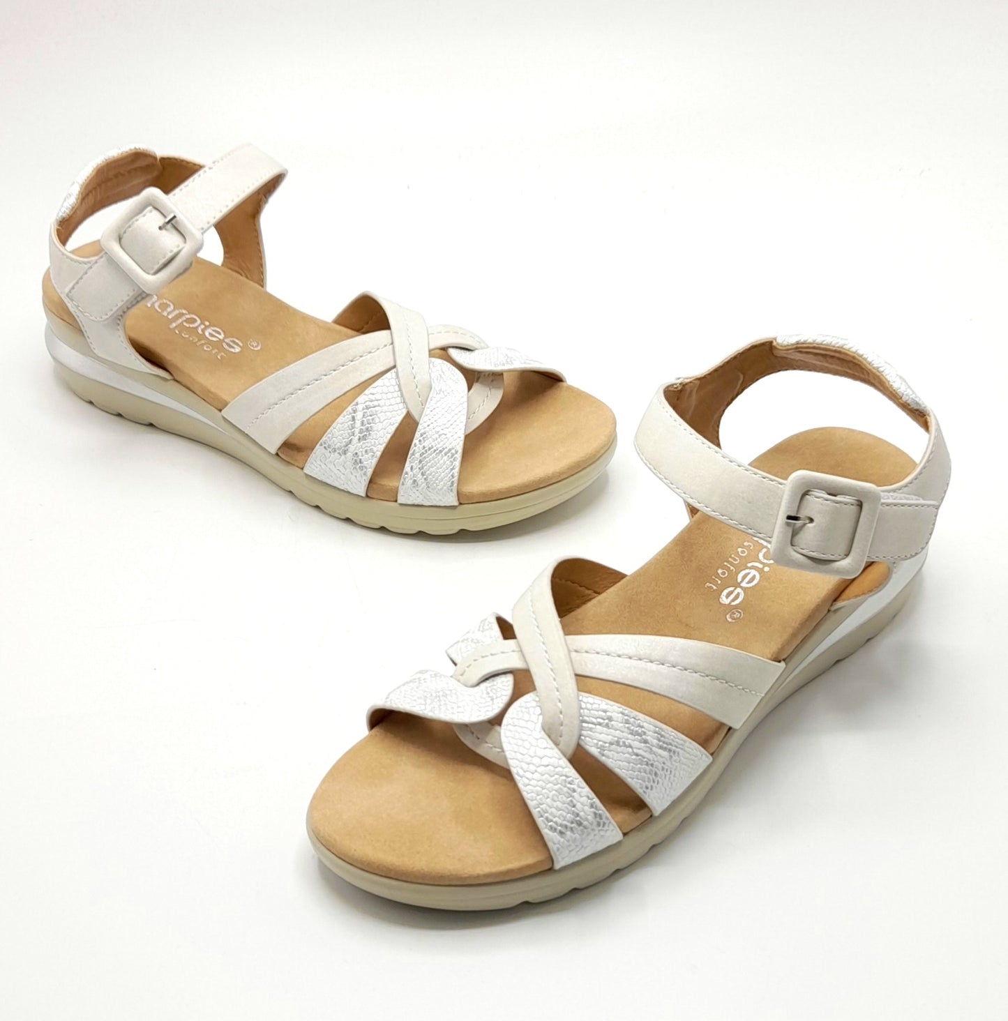 Sandalias mujer AMARPIES AKO28548 Hielo