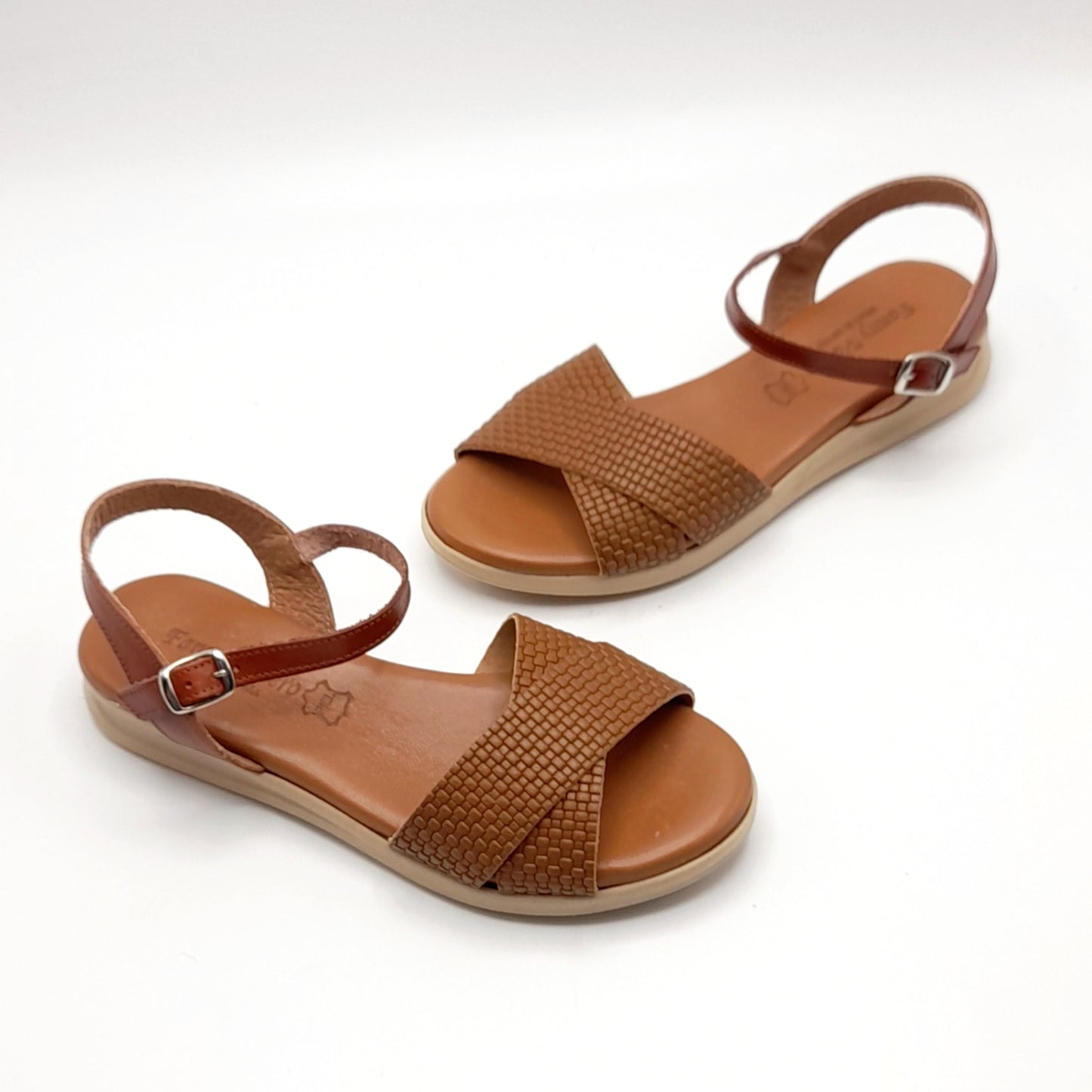 Sandalias mujer Fanny Valero 235 Nuez