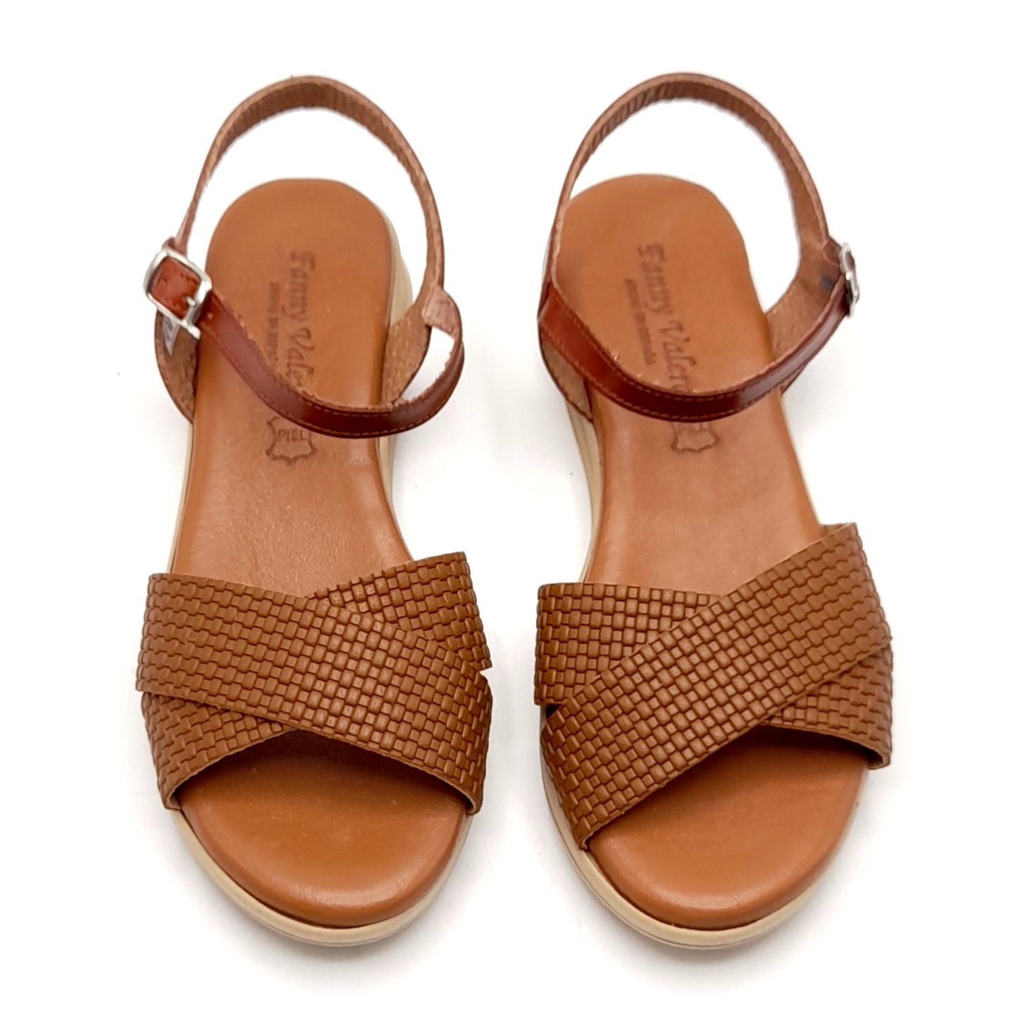 Sandalias mujer Fanny Valero 235 Nuez