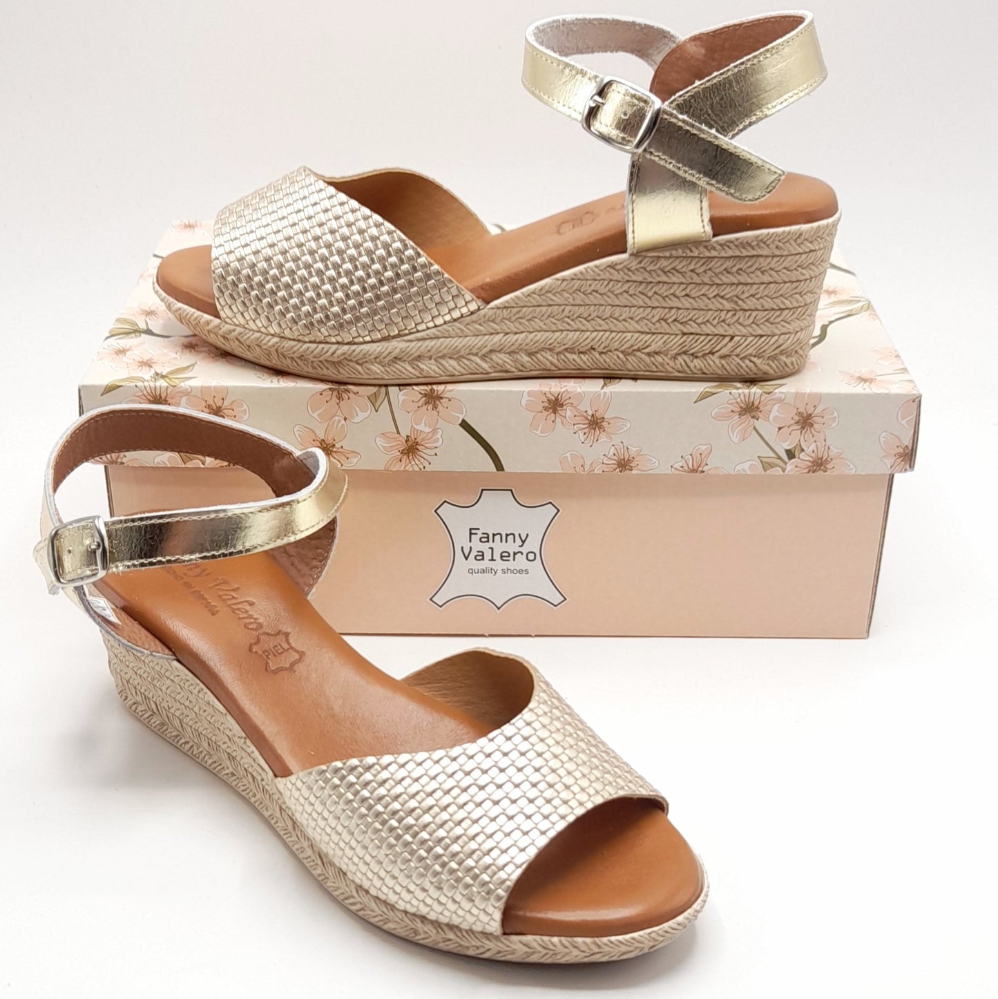 Sandalias mujer Fanny Valero 236 Oro