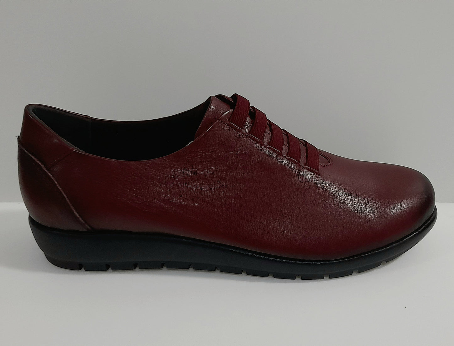 Zapato MANLISA W203-215 NEGRO-BURDEOS