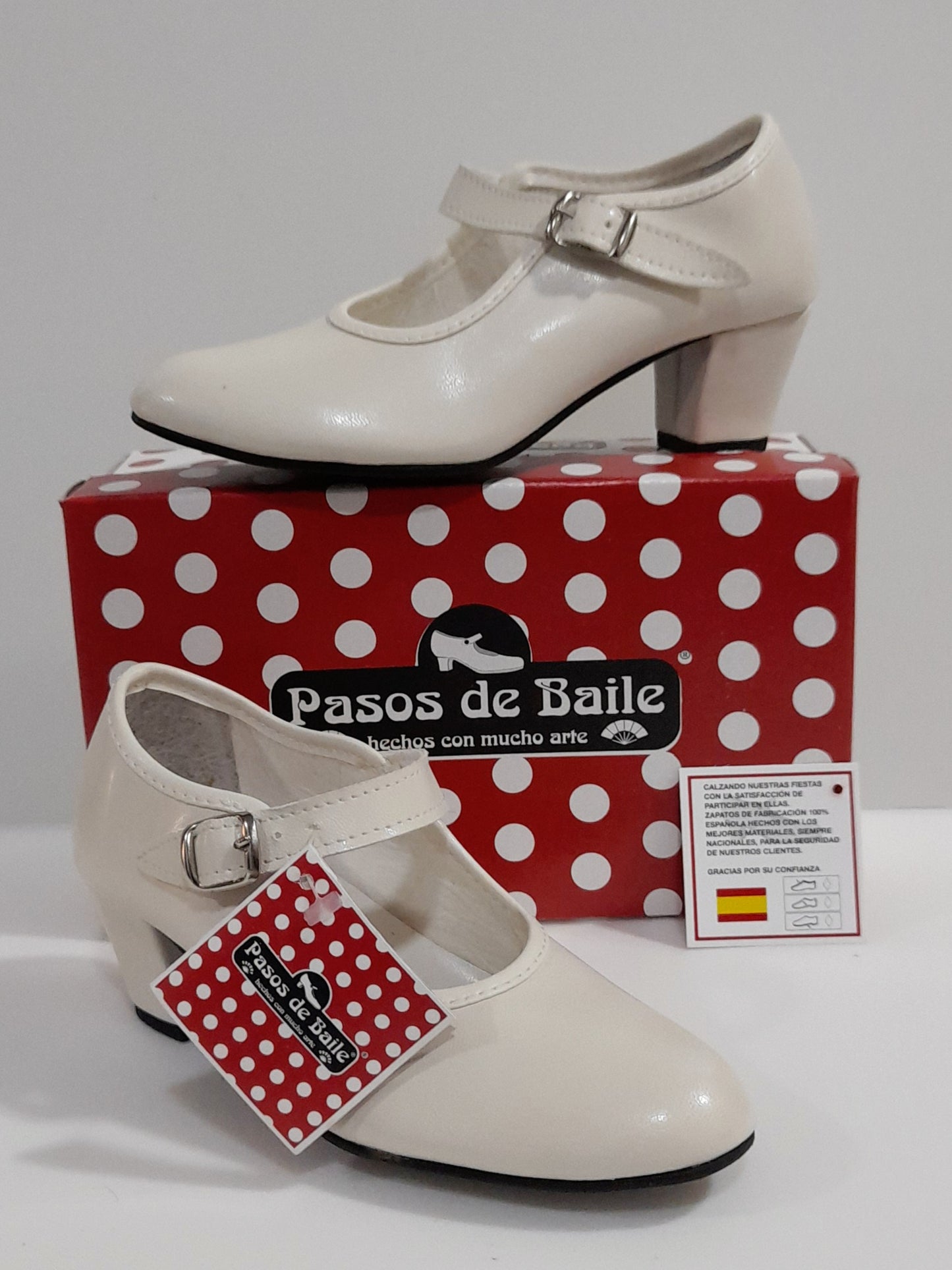 Zapatos flamenco CARLETI modelo 15 Beige