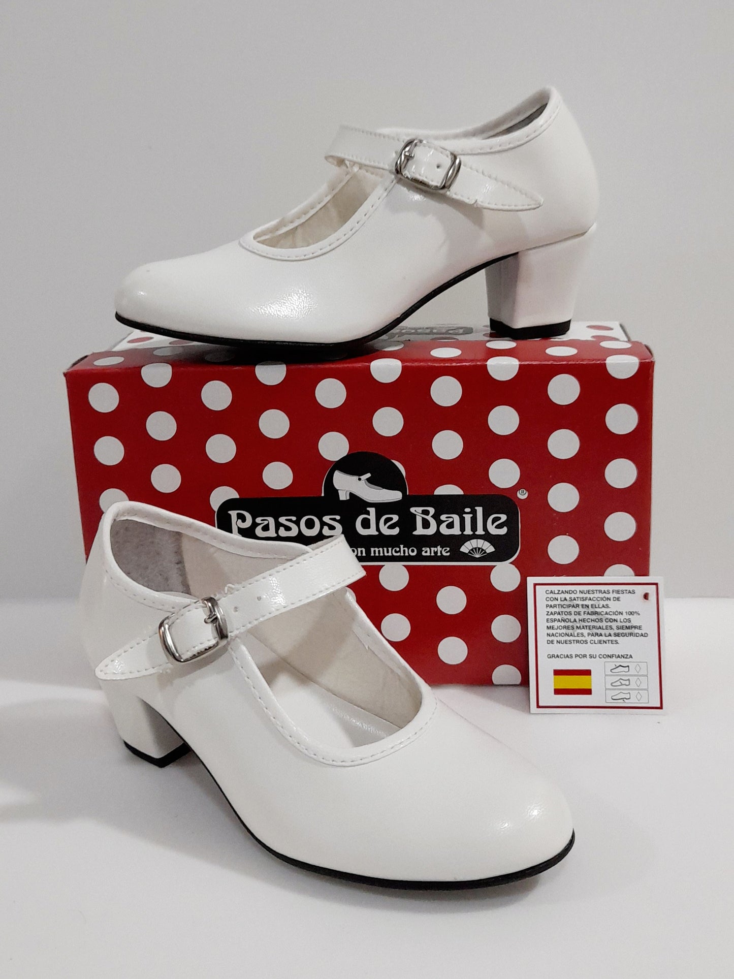 Zapatos flamenco CARLETI Blanco modelo 15