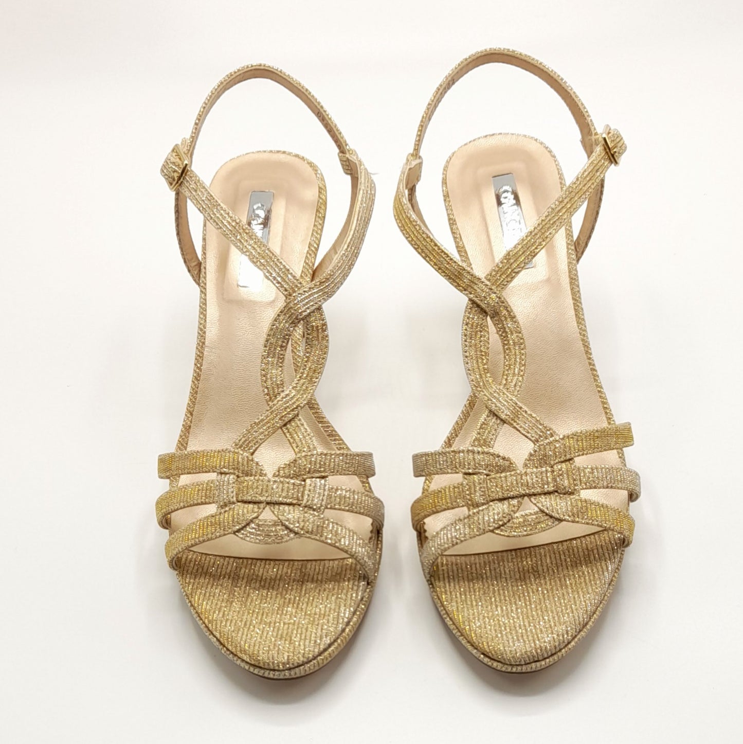 Sandalias tacón D´ANGELA DWS23262 ORO