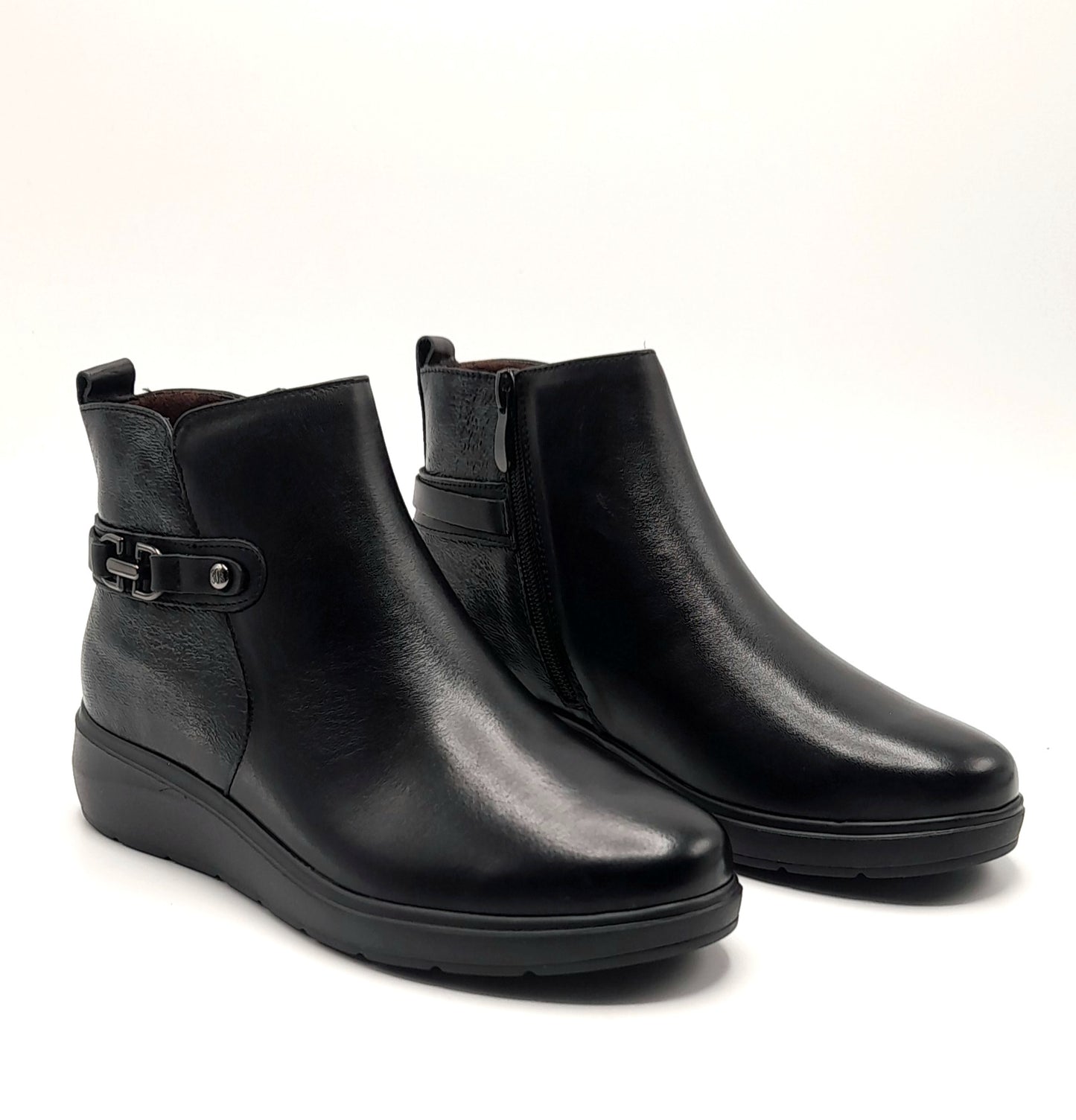Botín Cuña mujer TREINTAS SHOES 4407 Negro
