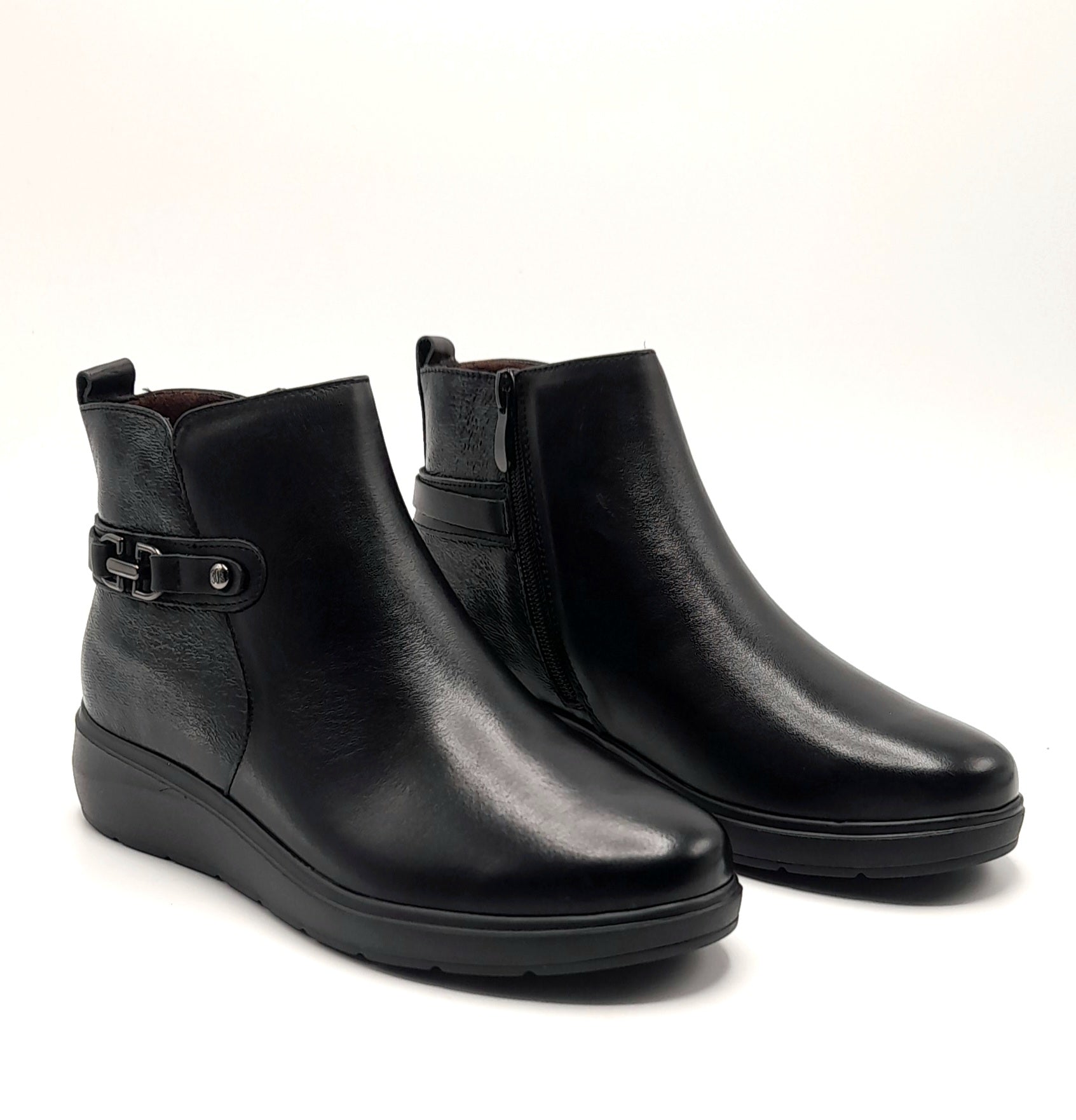 Botín Cuña mujer TREINTAS SHOES 4407 Negro