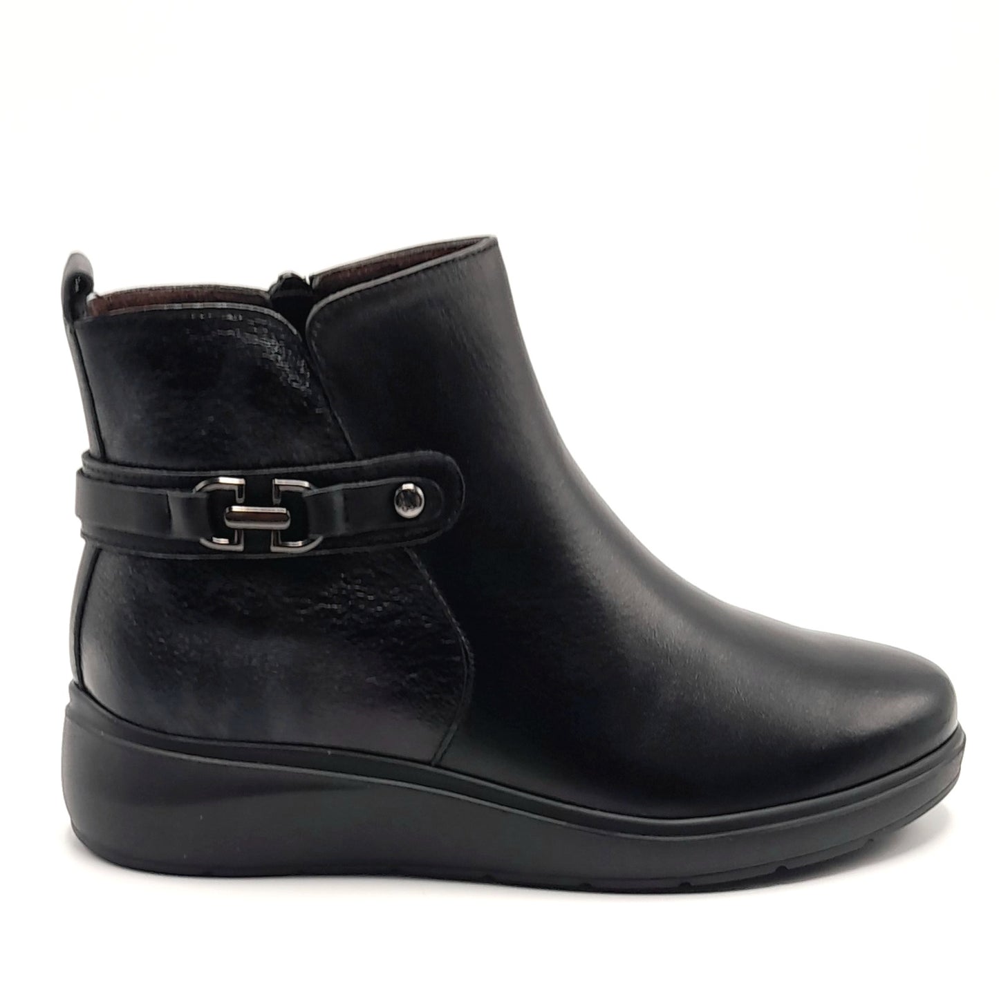 Botín Cuña mujer TREINTAS SHOES 4407 Negro