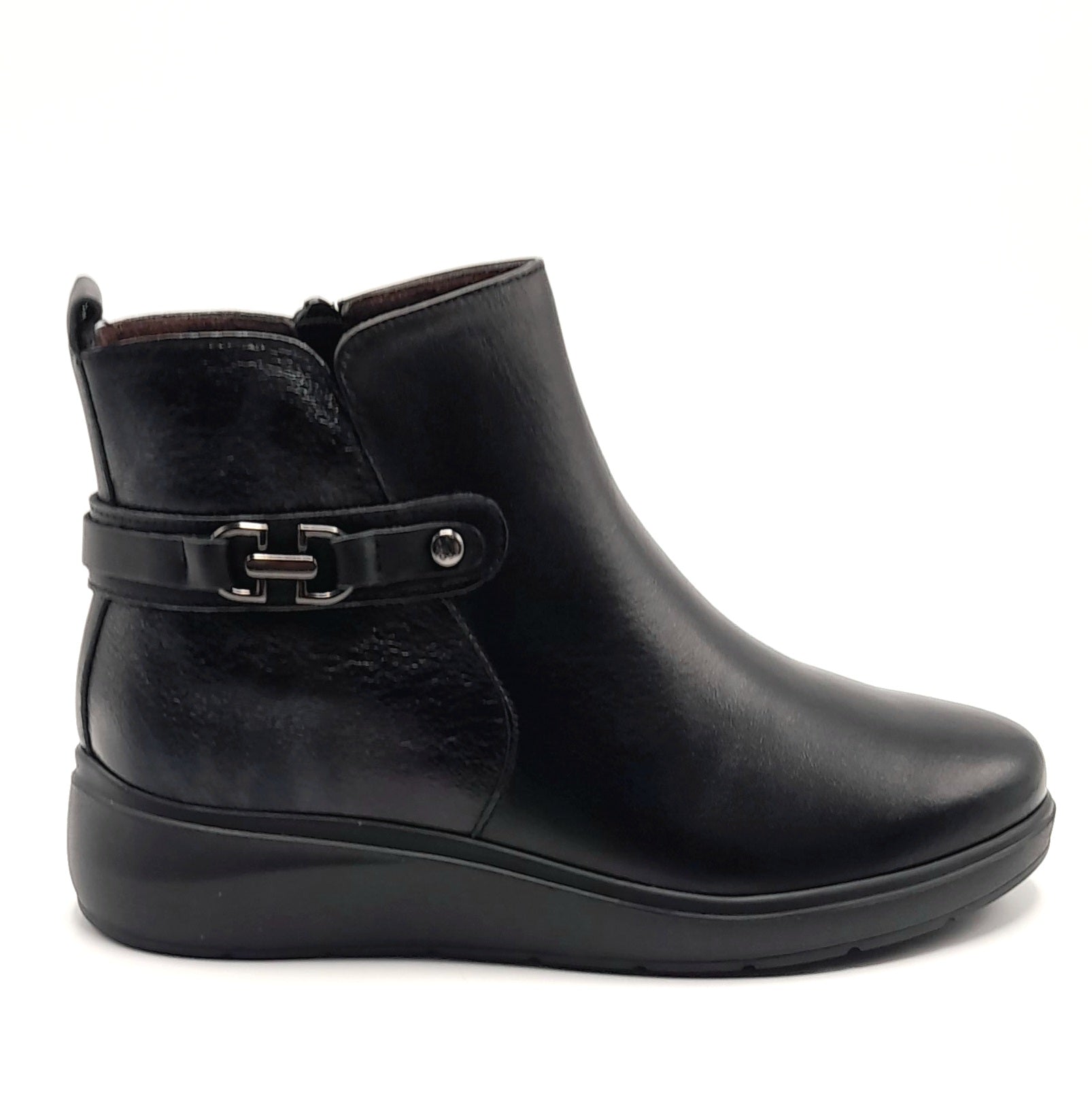 Botín Cuña mujer TREINTAS SHOES 4407 Negro