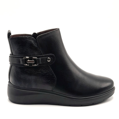 Botín Cuña mujer TREINTAS SHOES 4407 Negro