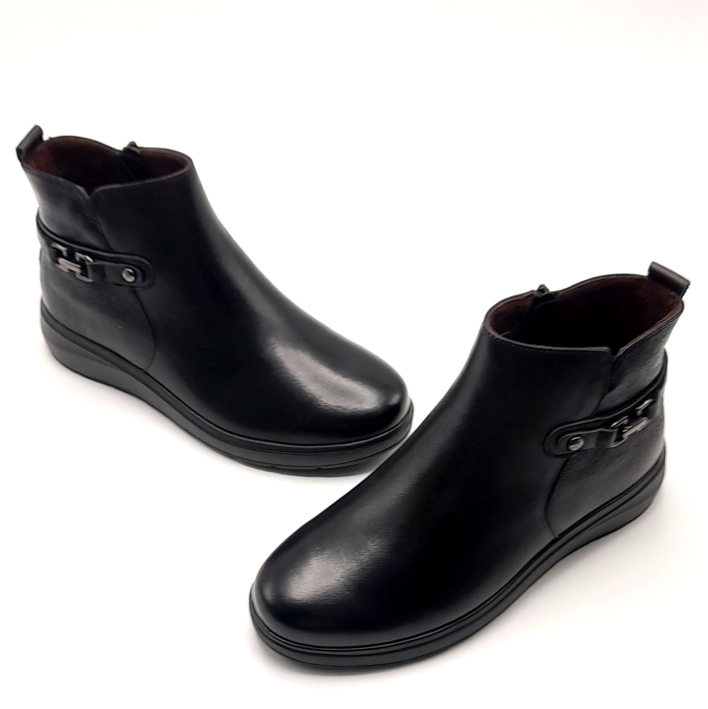 Botín Cuña mujer TREINTAS SHOES 4407 Negro