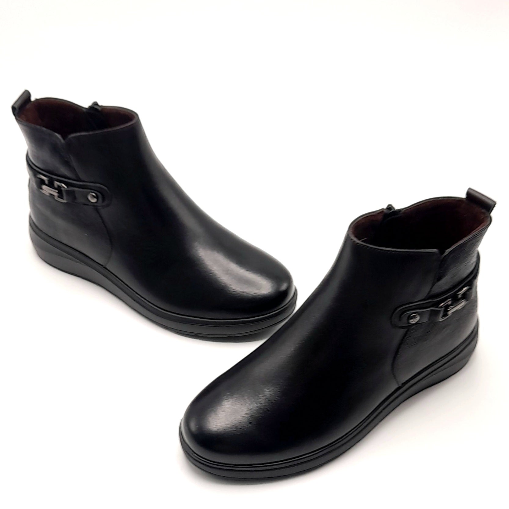 Botín Cuña mujer TREINTAS SHOES 4407 Negro
