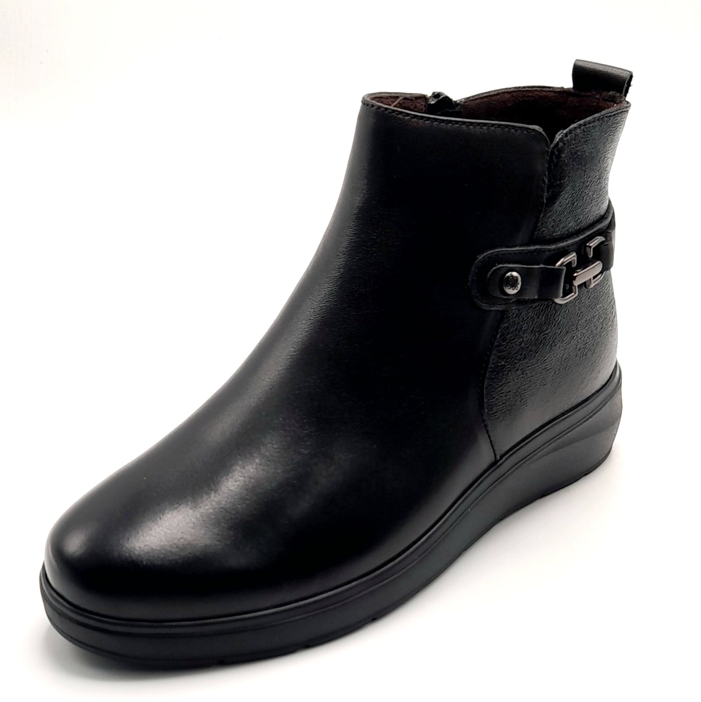 Botín Cuña mujer TREINTAS SHOES 4407 Negro