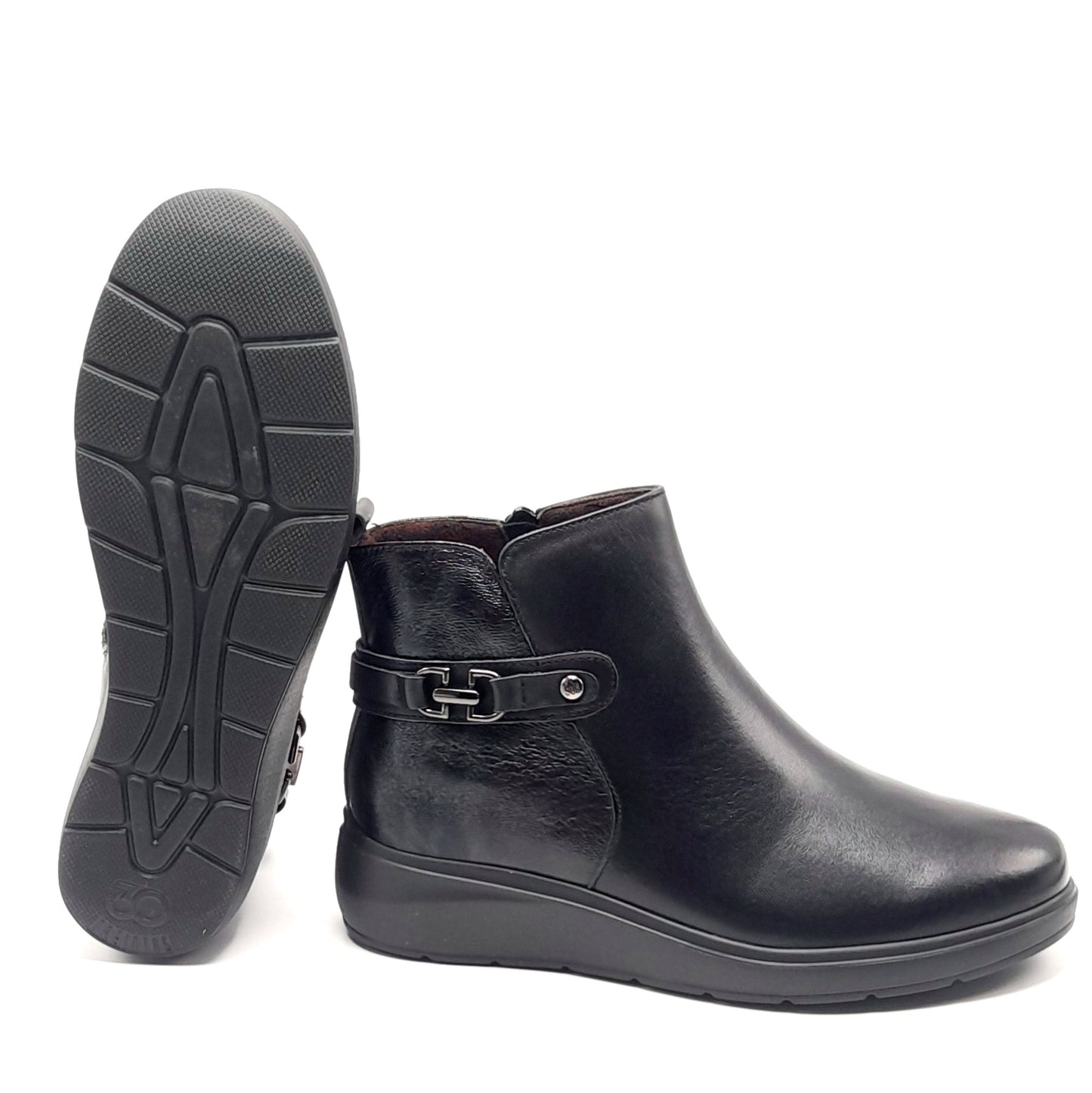 Botín Cuña mujer TREINTAS SHOES 4407 Negro