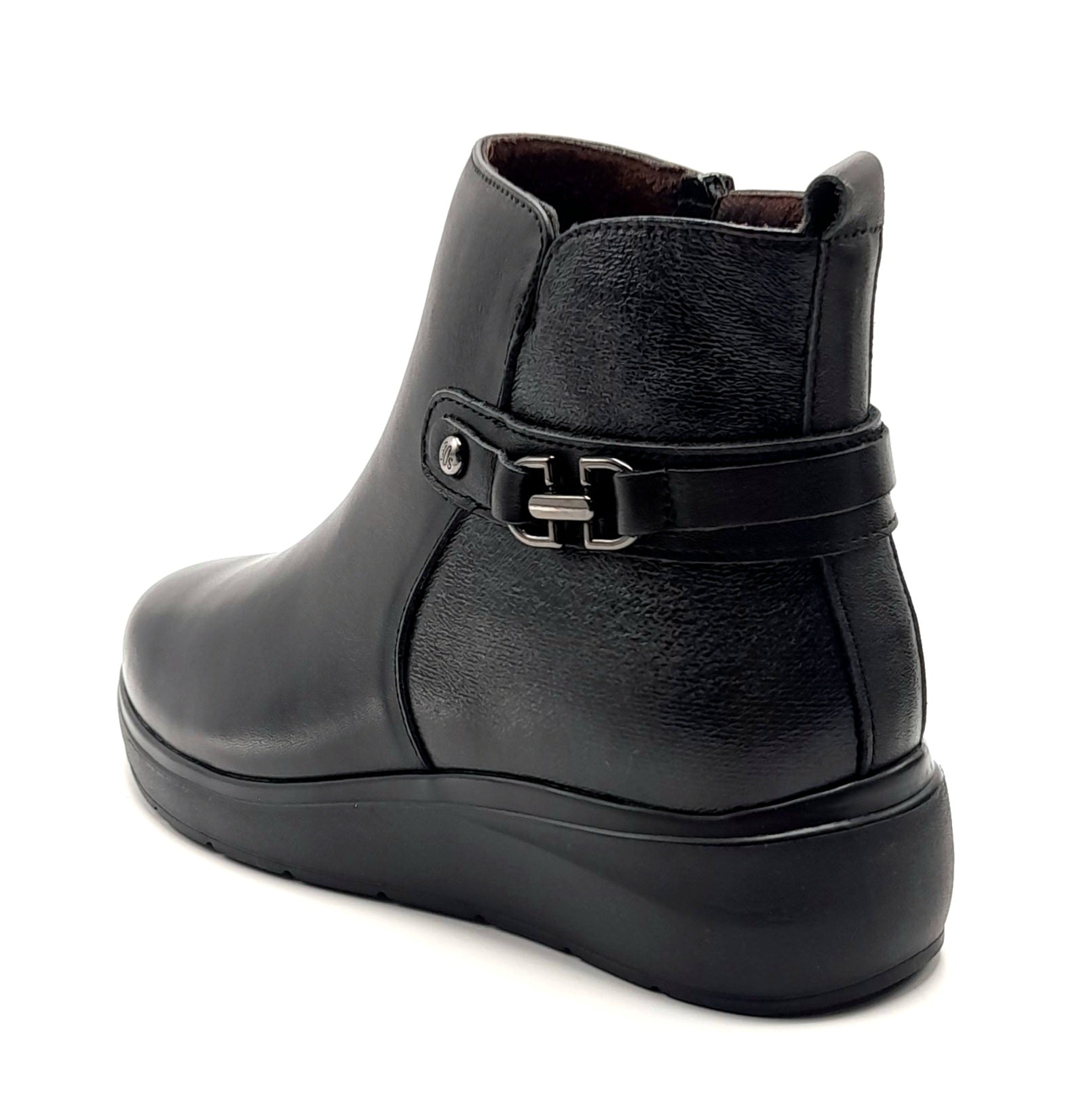 Botín Cuña mujer TREINTAS SHOES 4407 Negro