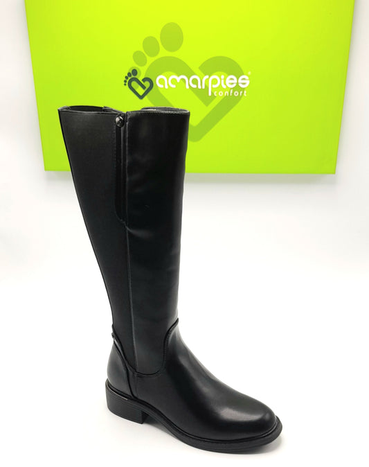 BOTAS MUJER AMARPIES AZS29511 NEGRO