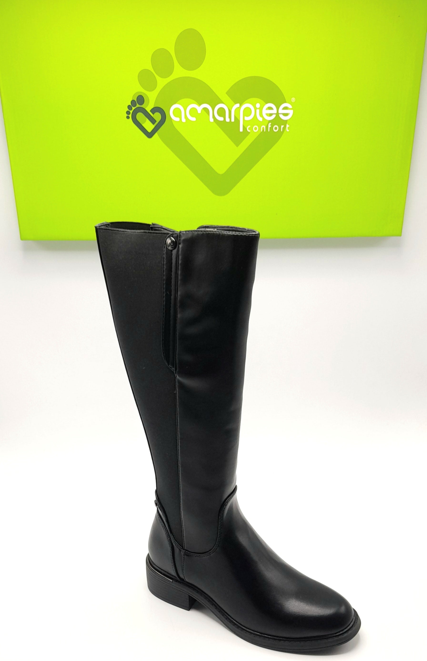 BOTAS MUJER AMARPIES AZS29511 NEGRO