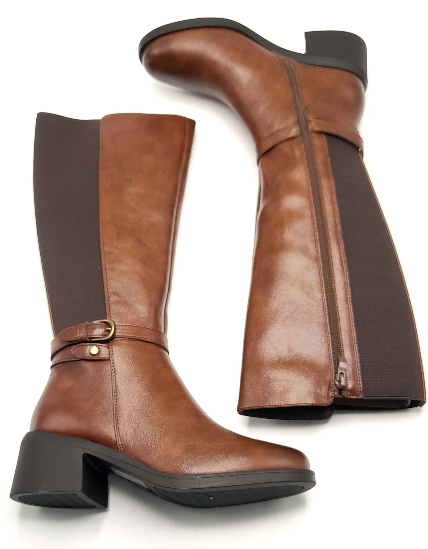 BOTAS MUJER AMARPIES AHS29488 CUERO