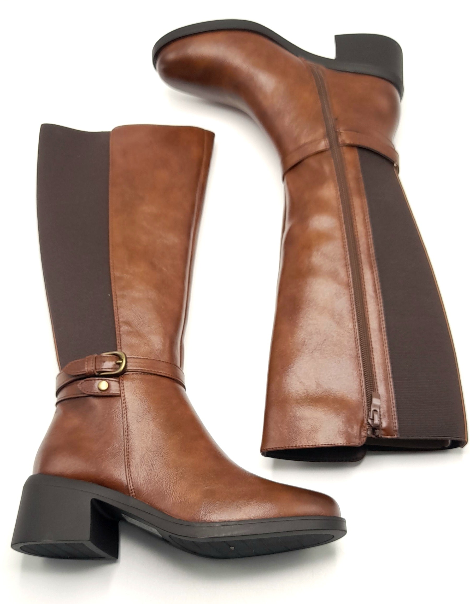 BOTAS MUJER AMARPIES AHS29488 CUERO