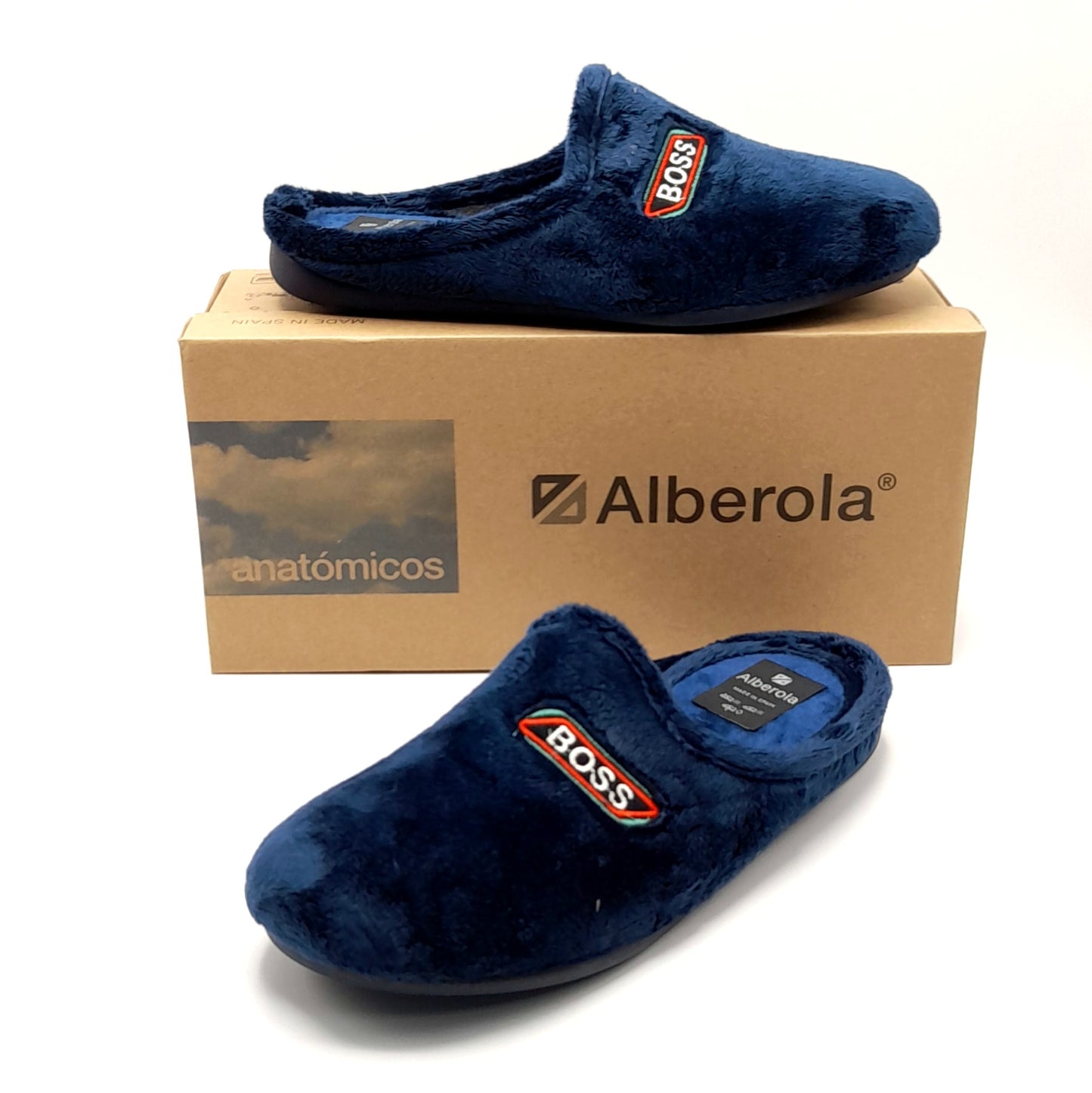Zapatillas casa Hombre Alberola 12146 AZUL
