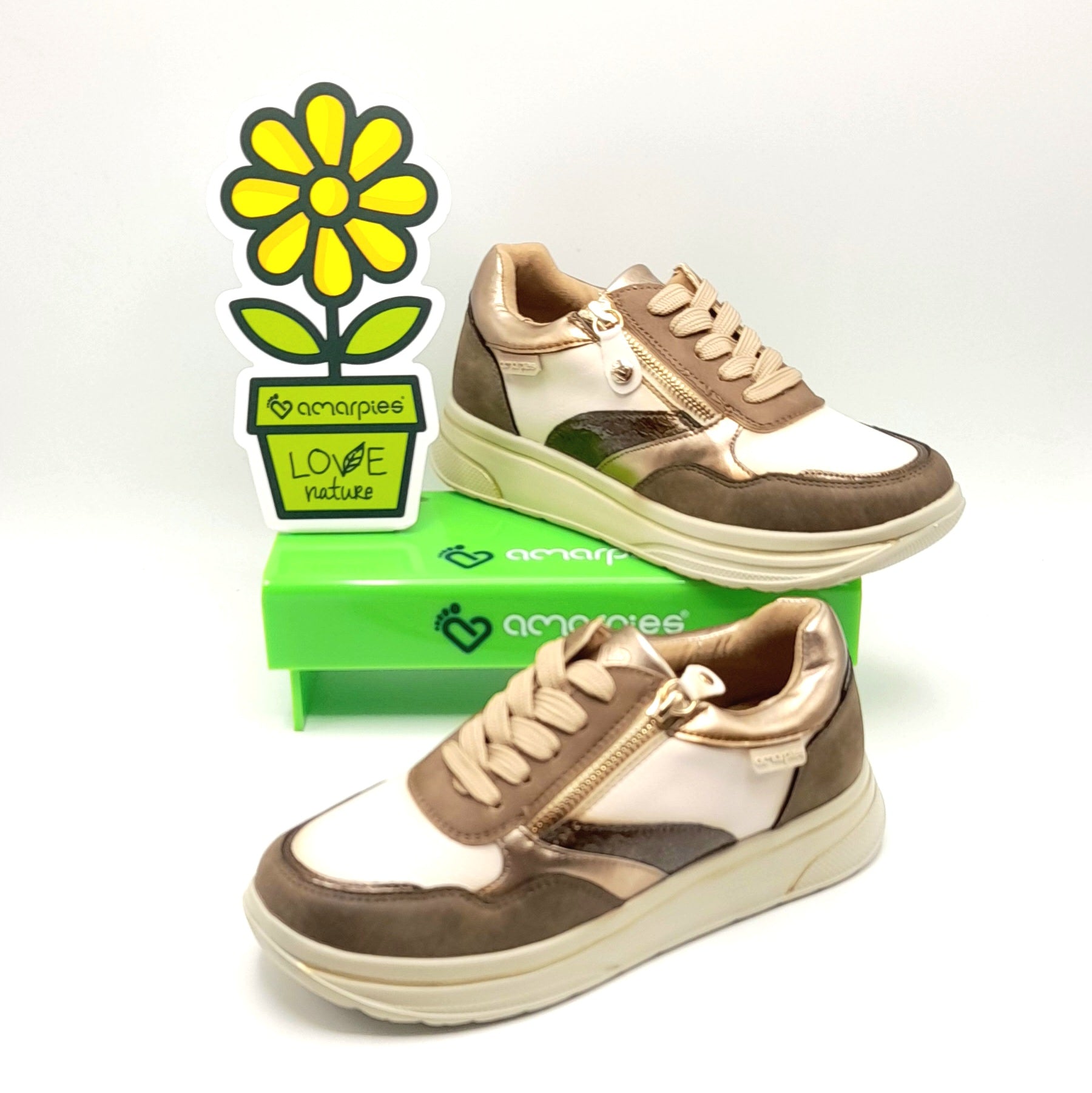 Zapato Casual Mujer AMARPIES AMD29406 BEIG