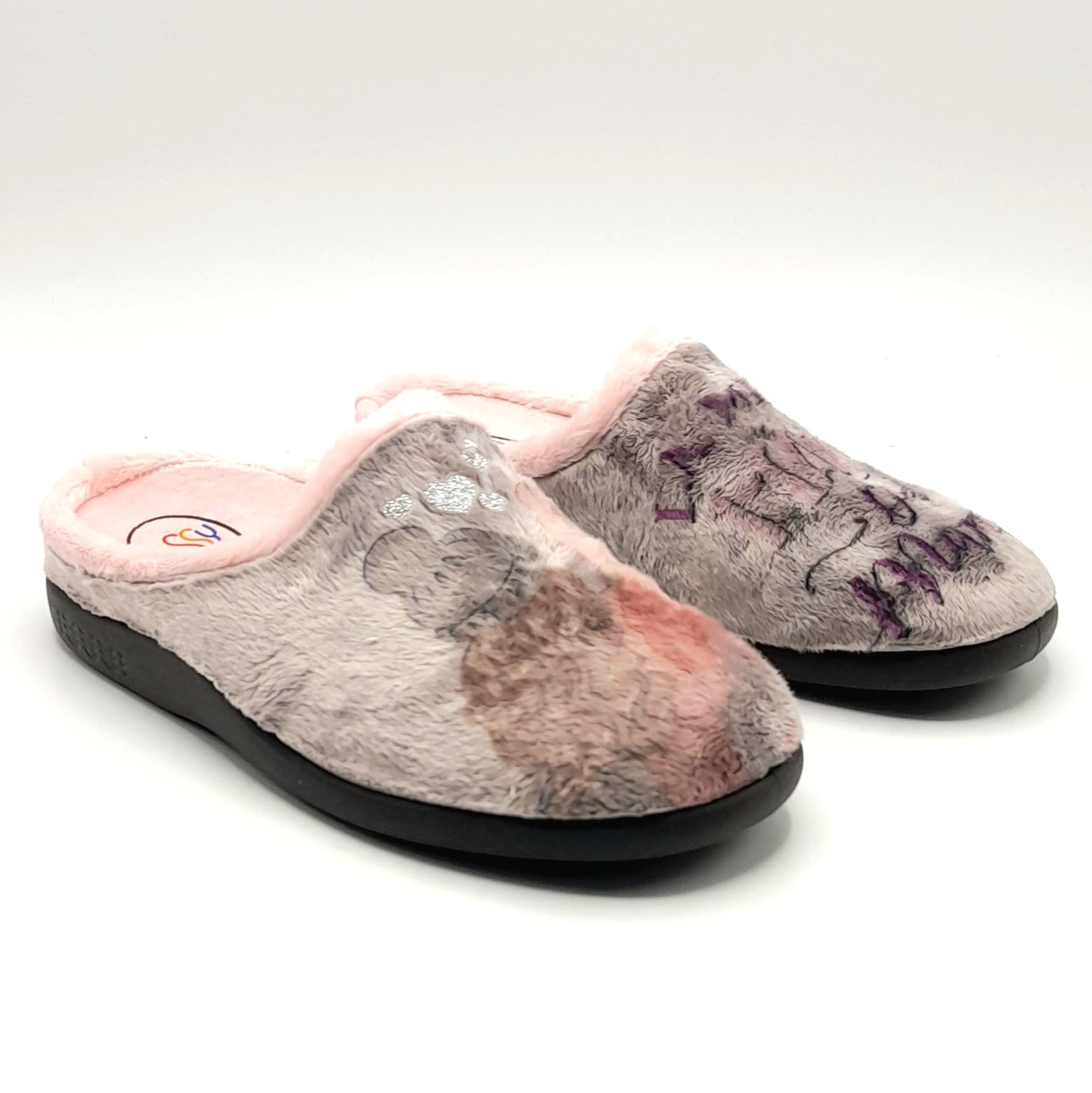 Zapatillas de casa mujer FLOSSY 26-283 La mejor MAMÁ del MUNDO  ROSA