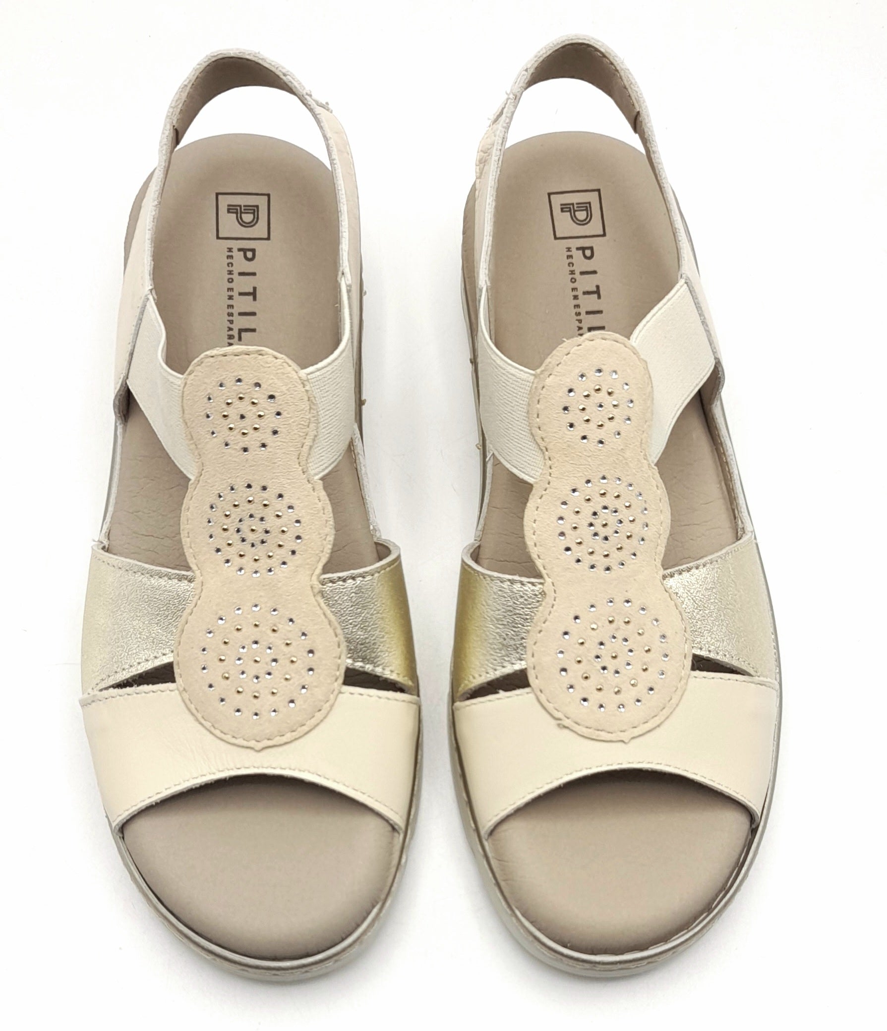 Sandalias mujer PITILLOS 11002 CREMA