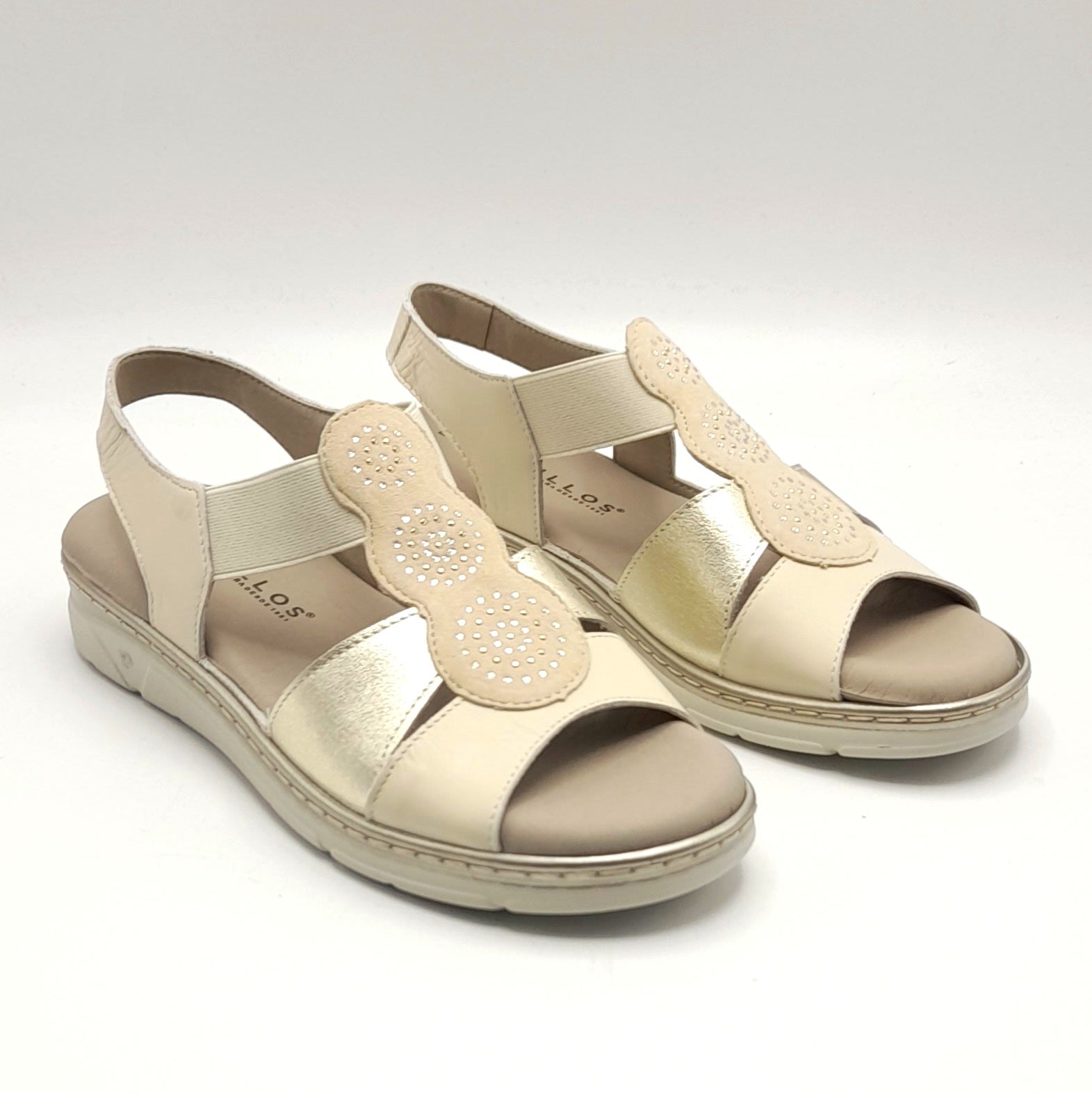 Sandalias mujer PITILLOS 11002 CREMA