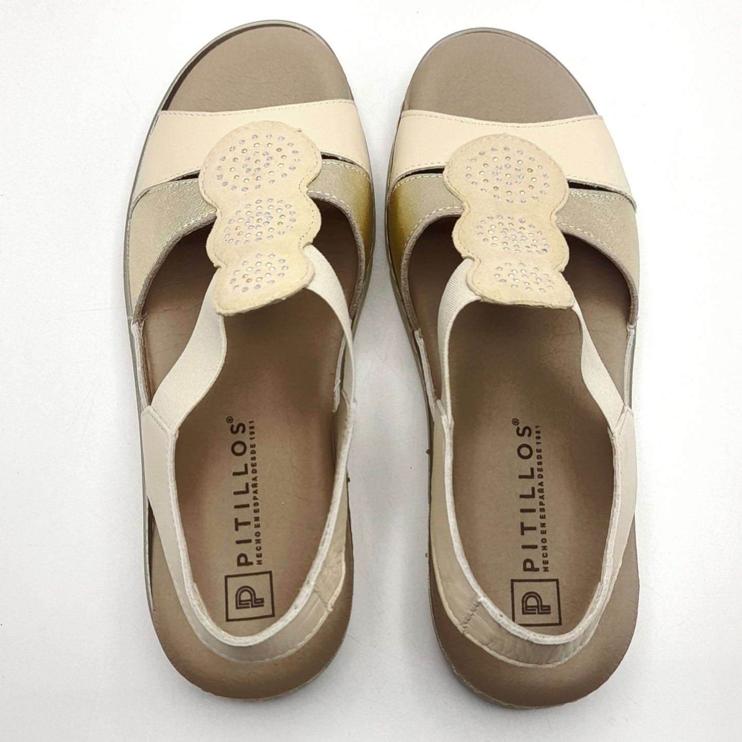Sandalias mujer PITILLOS 11002 CREMA