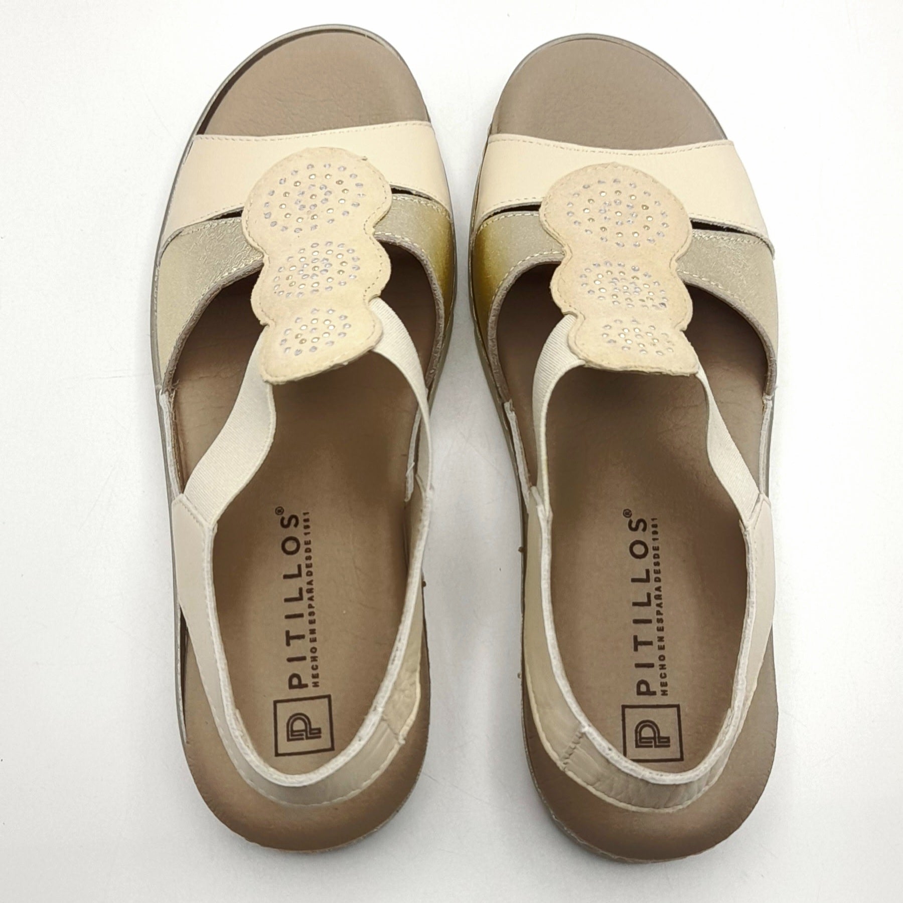 Sandalias mujer PITILLOS 11002 CREMA