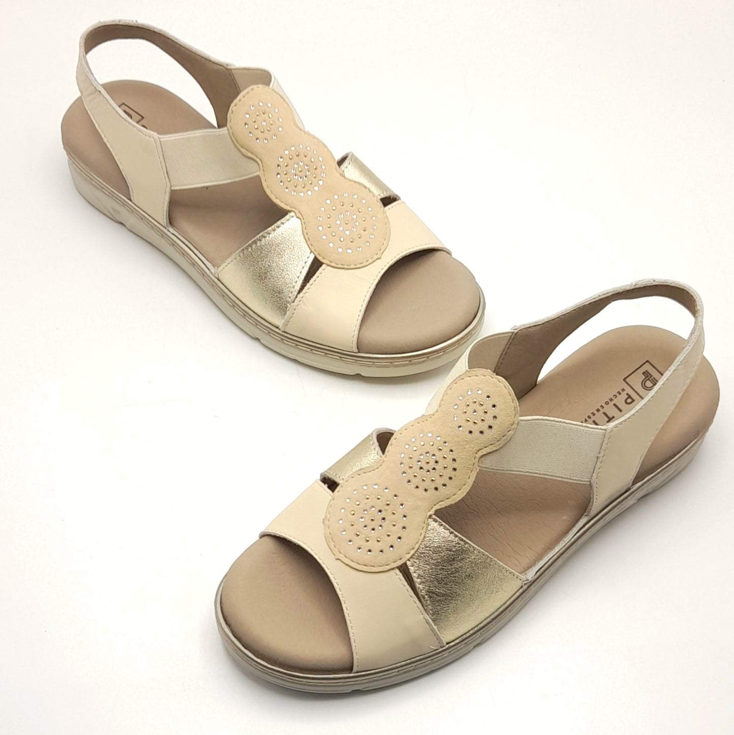 Sandalias mujer PITILLOS 11002 CREMA