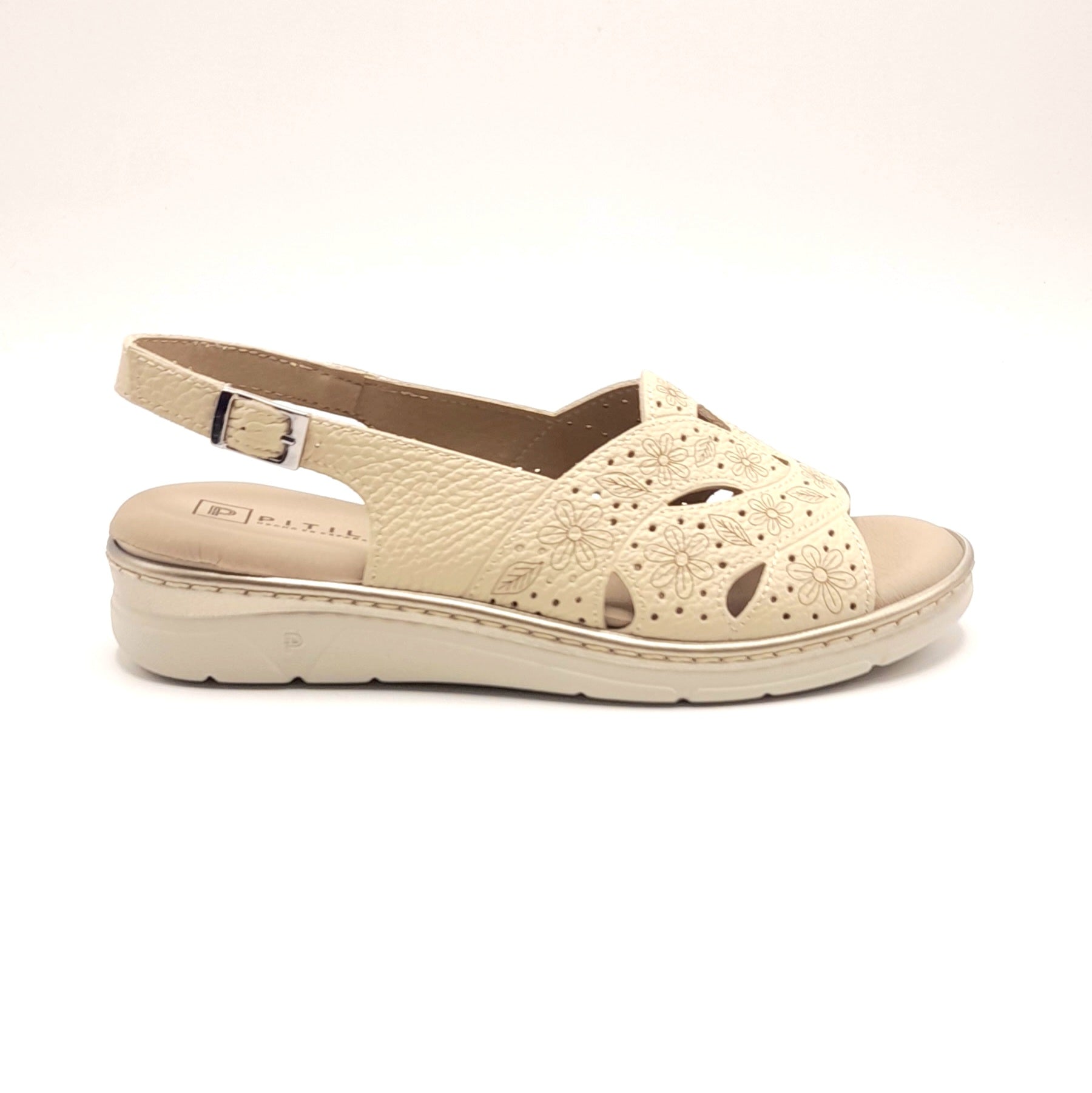Sandalias mujer PITILLOS 11001 CREMA