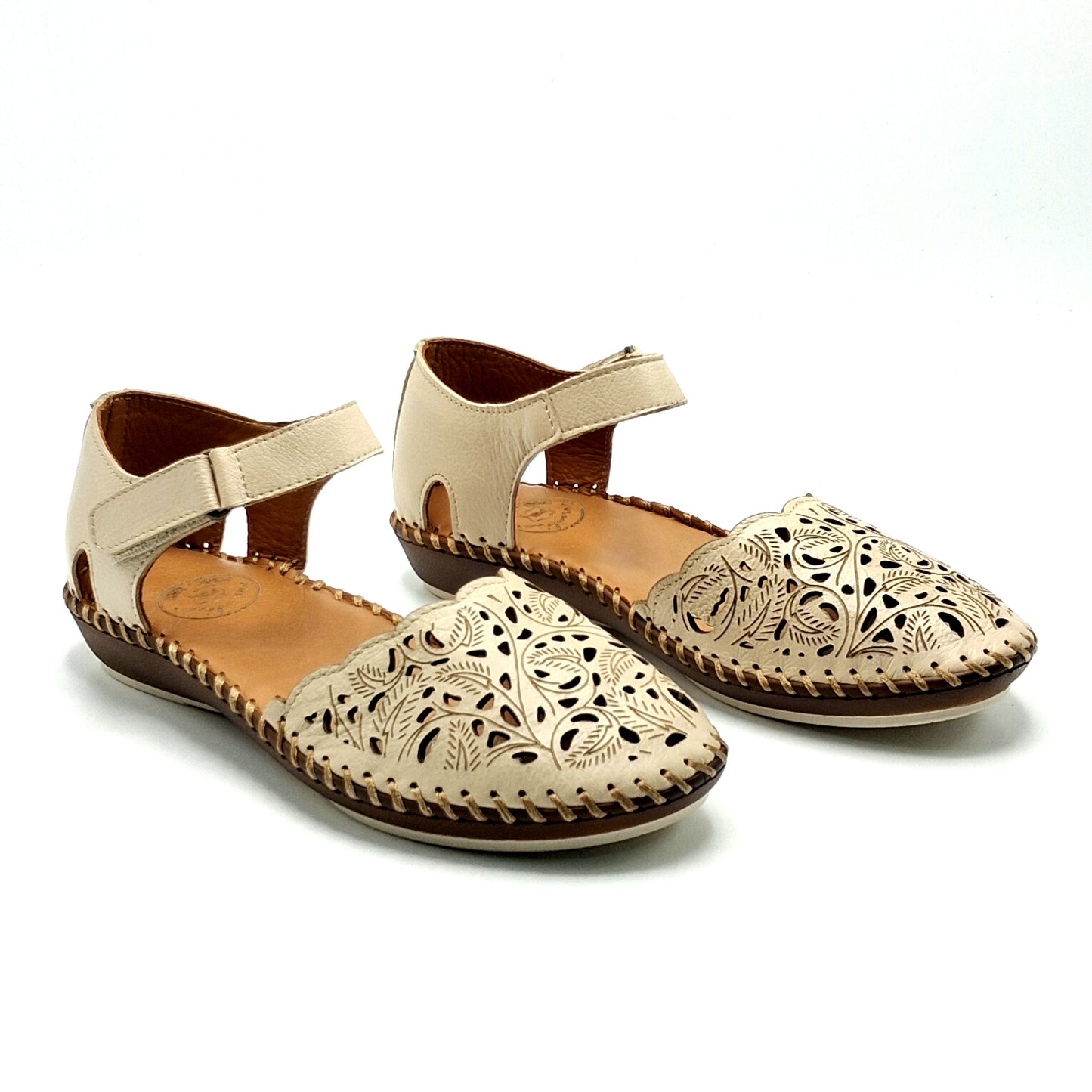 Sandalias mujer MANLISA S605-T5205  BEIGE
