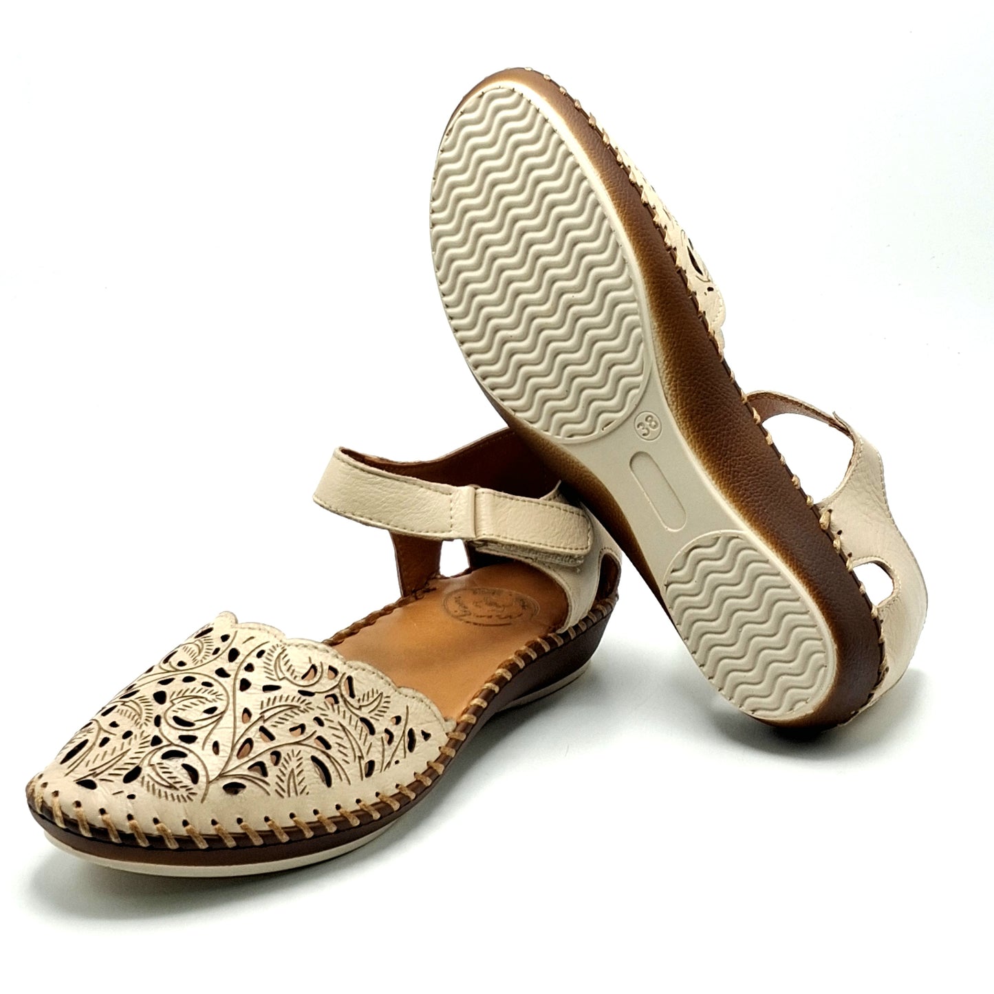 Sandalias mujer MANLISA S605-T5205  BEIGE