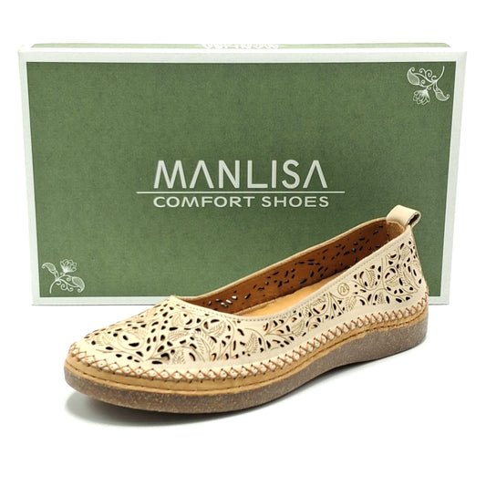 Zapato mujer MANLISA S605-8203L BEIGE